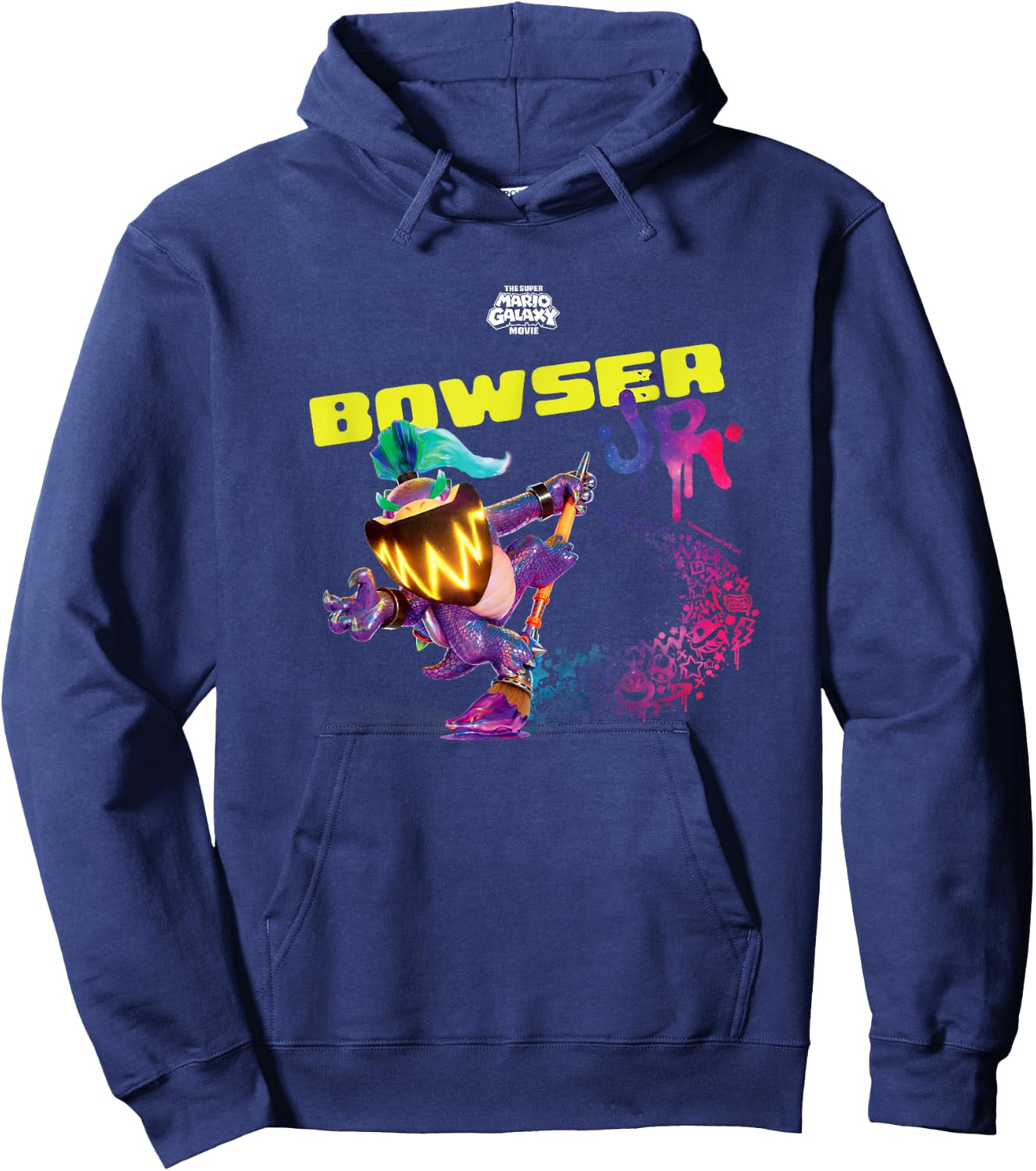 The Super Mario Galaxy Movie Wonder Bowser Jr. Hoodie - Hoodie | Navy