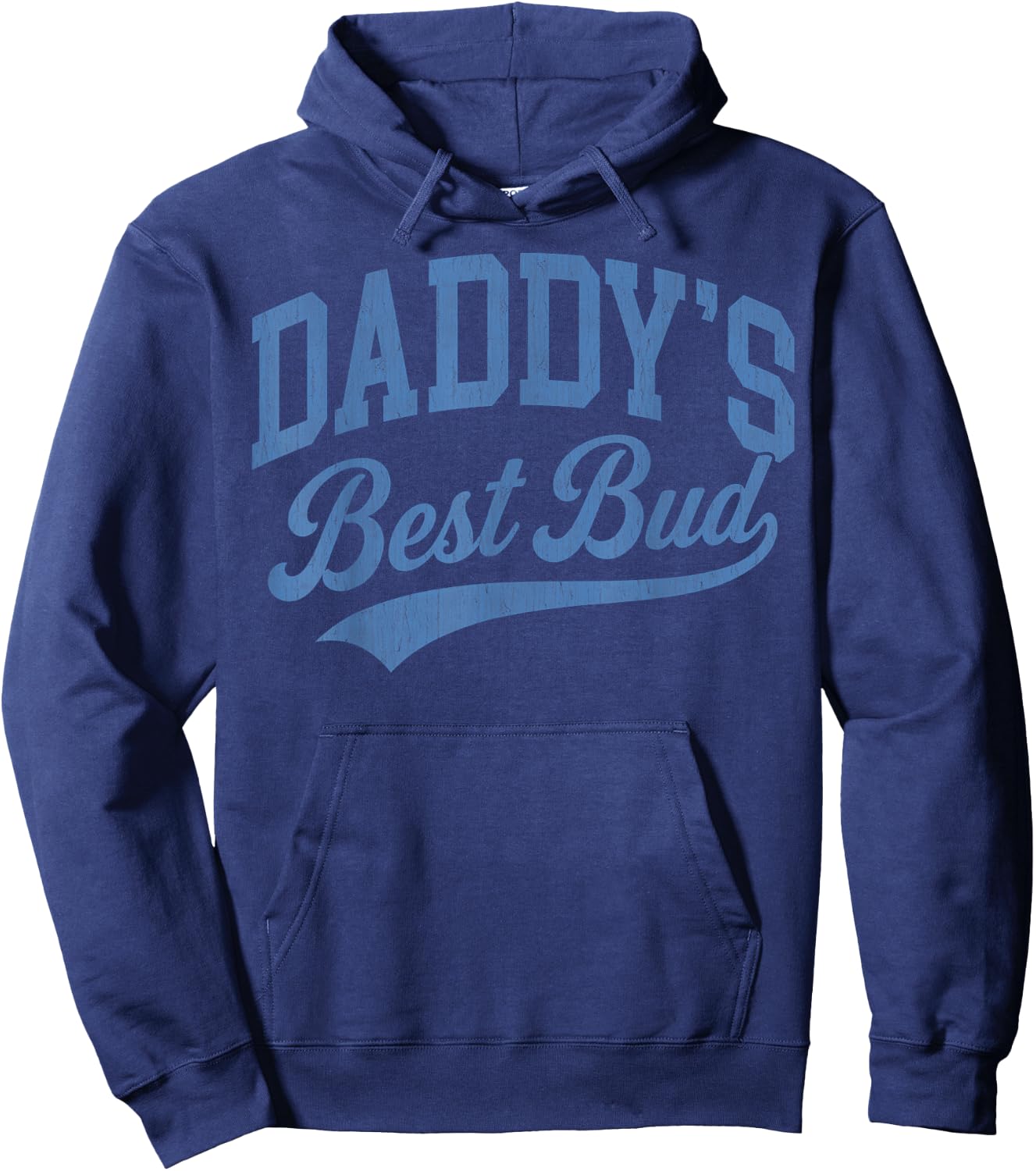 Dad's Best Bud Boys Youth Kids Father's Day Hoodie - Hoodie | Navy