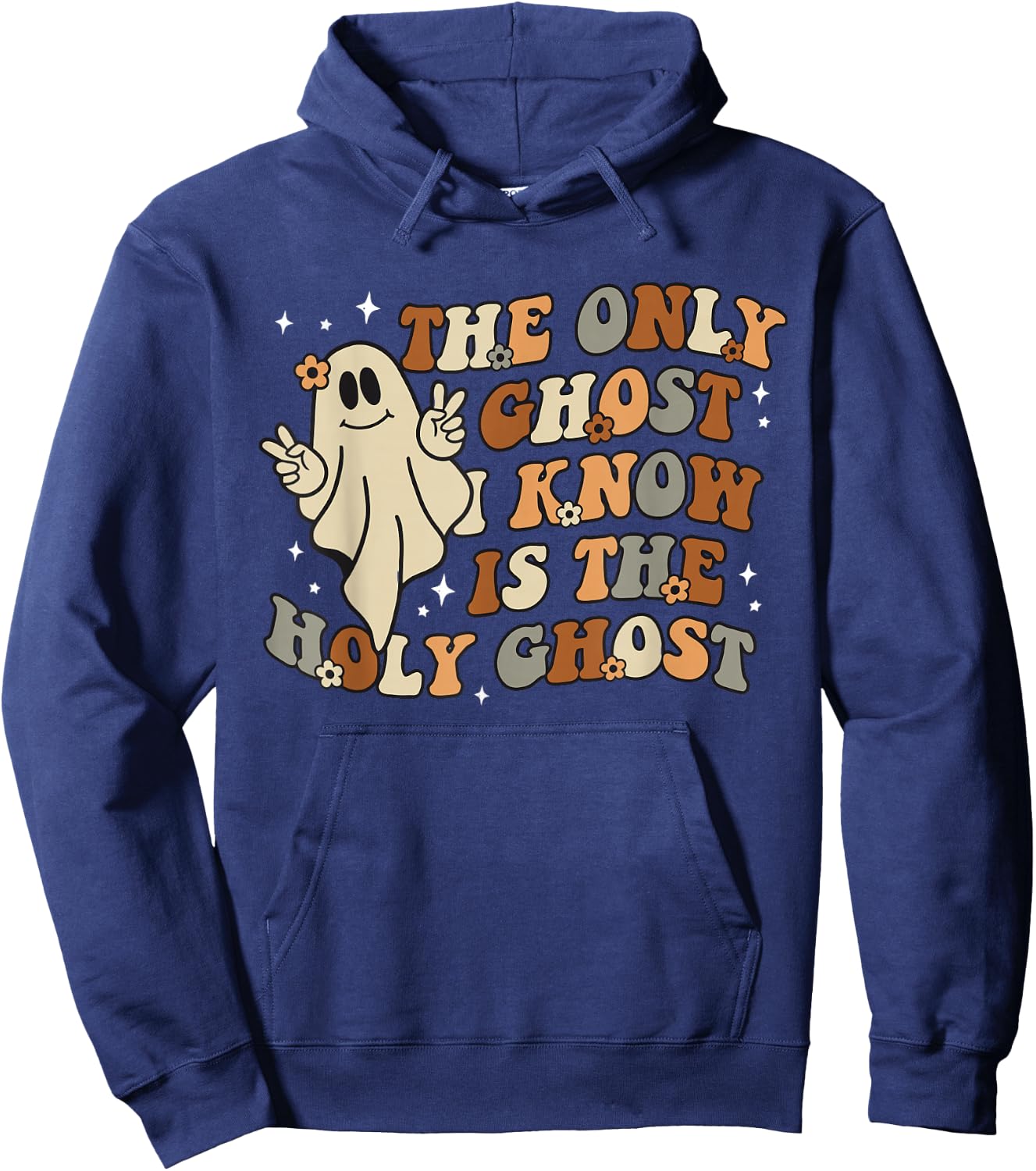 The Only Ghost I Know Is The Holy Ghost Hoodie - Hoodie | Navy