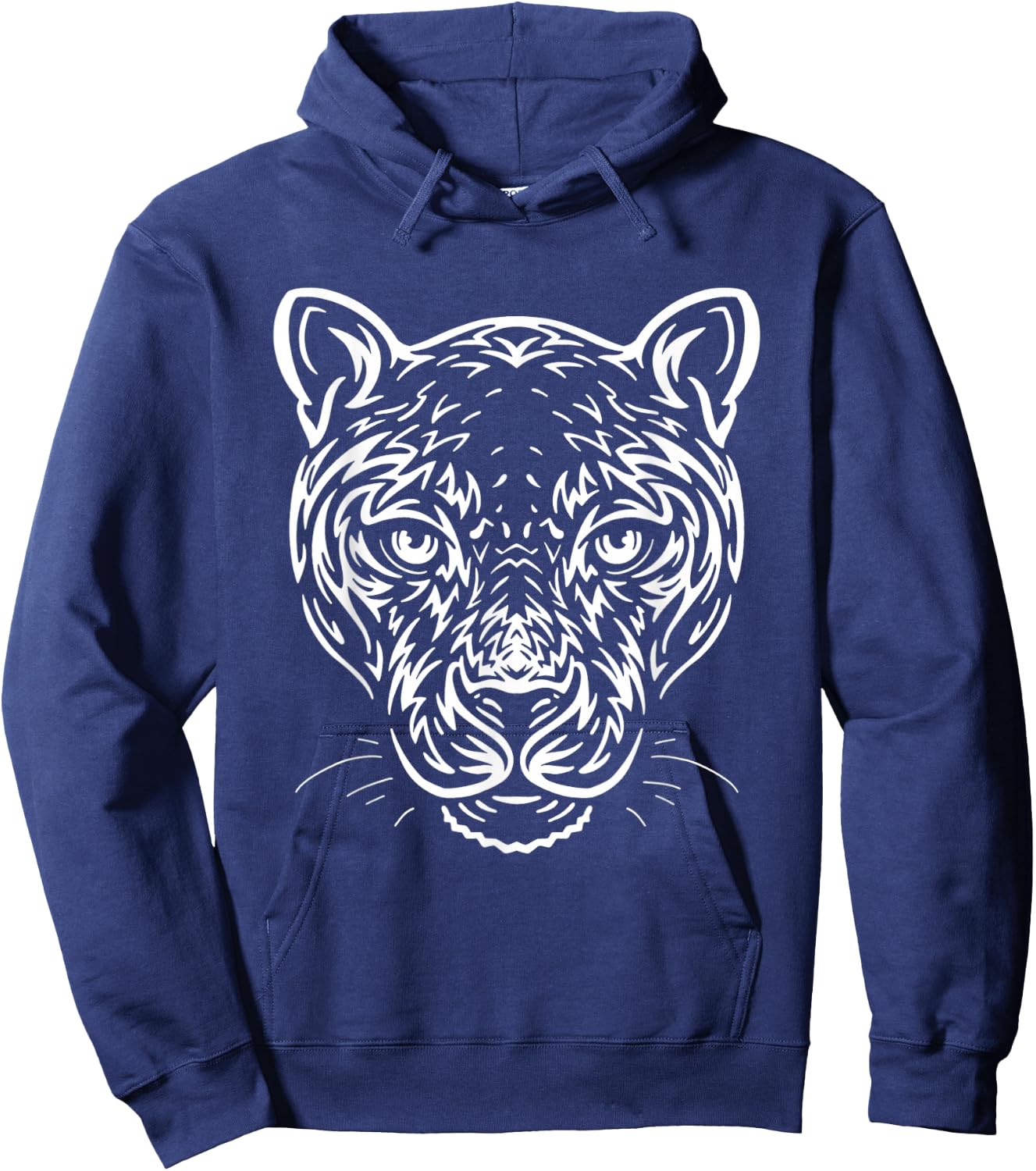 White Panther Hoodie - Hoodie | Navy