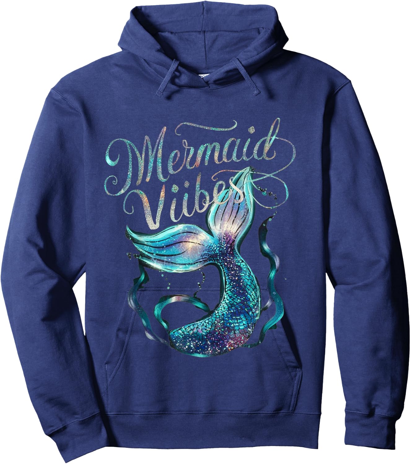 Mermaid Vibes Toddler ,mermaid Vibes,toddler Mermaid Vibes Hoodie - Hoodie | Navy