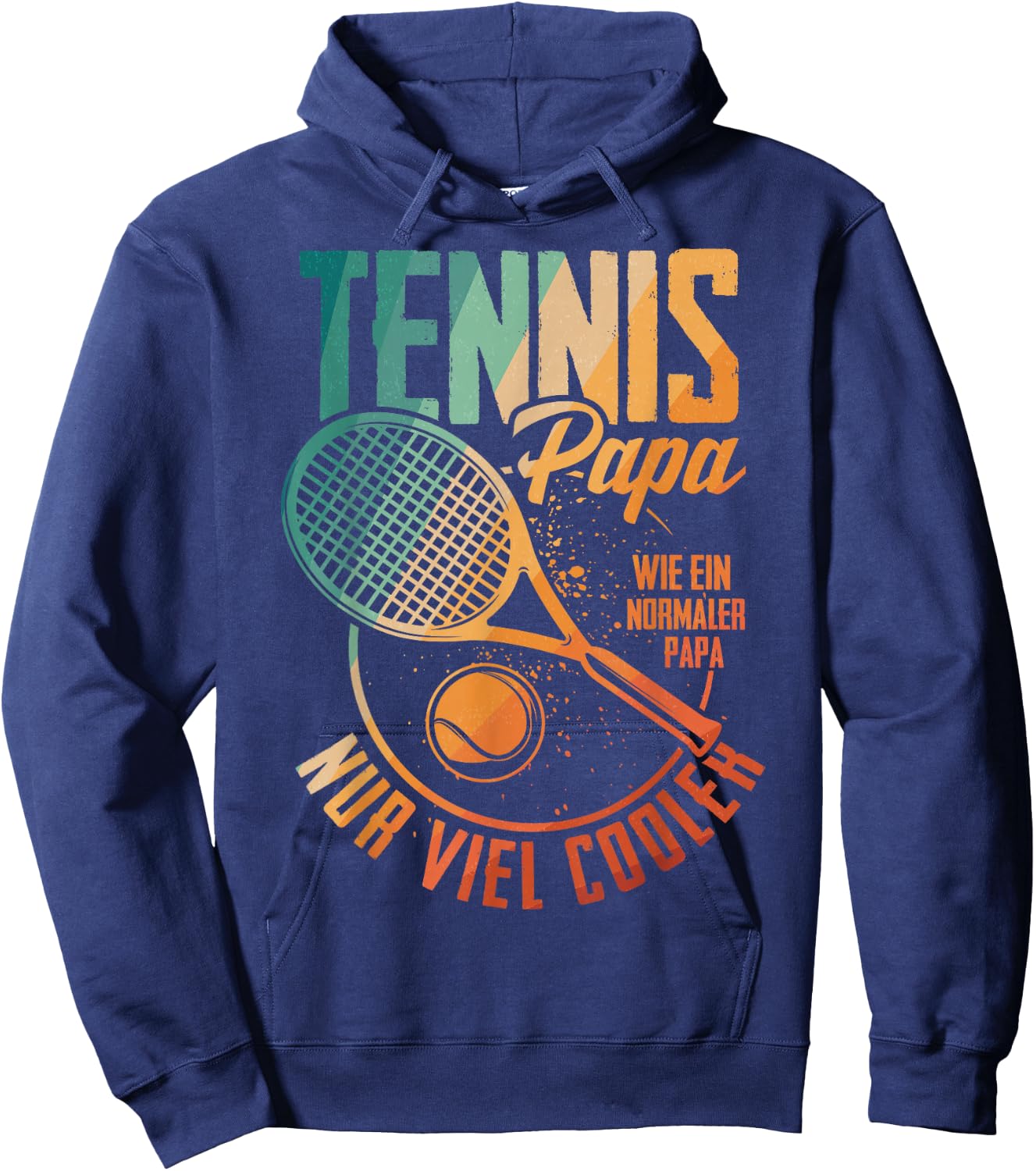 Tennis Papa Nur Cooler Vater Tennisspieler Vatertag Hoodie - Hoodie | Navy