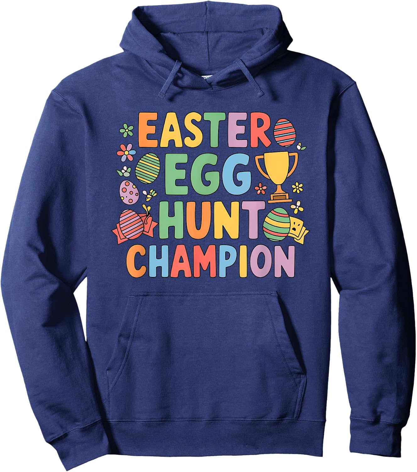 Easter Egg Hunt Champion Funny Easter Bunny Hoodie - Hoodie | Navy