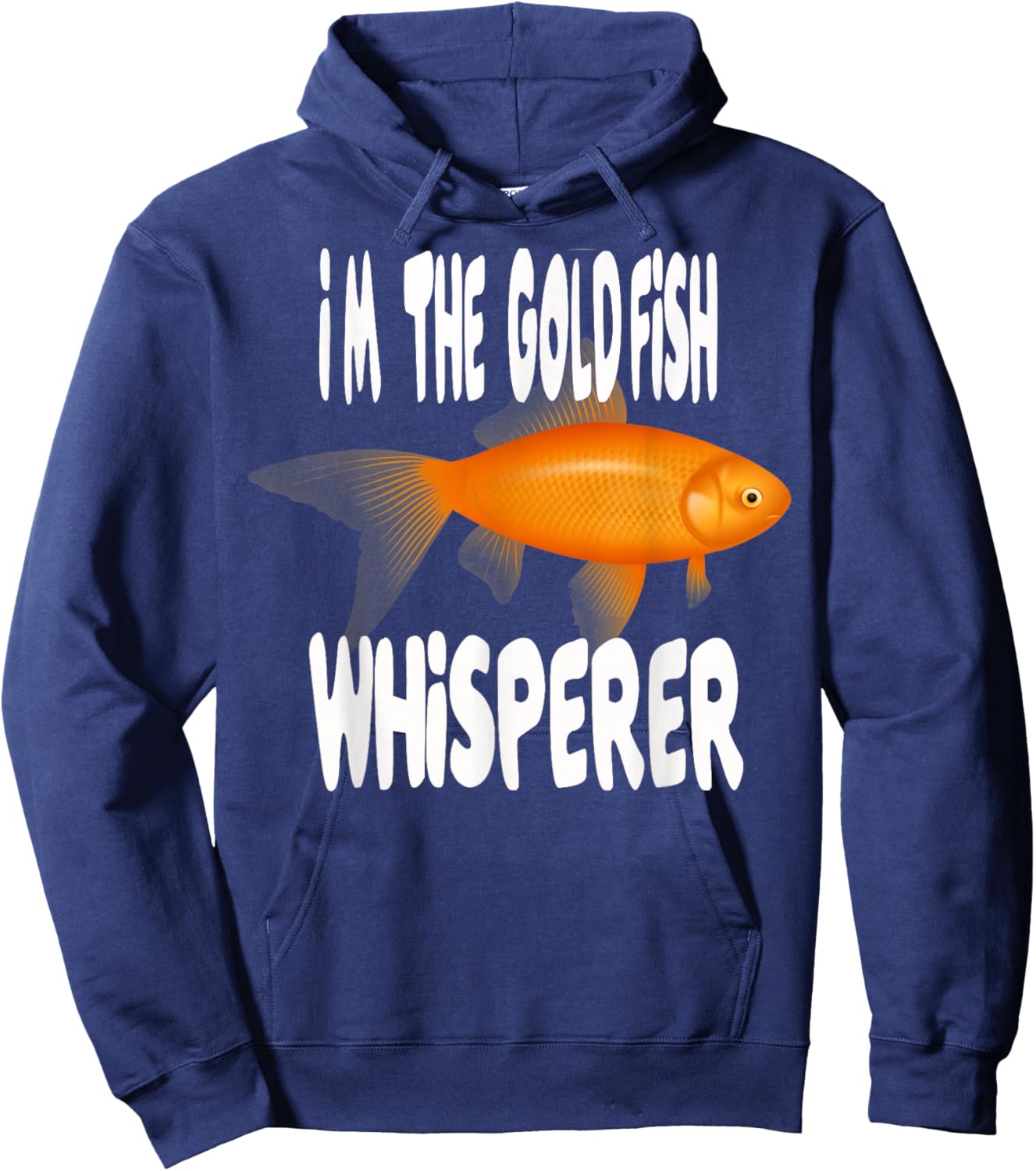 Goldfish Whisperer T Shirt Gold Fish Hoodie - Hoodie | Navy