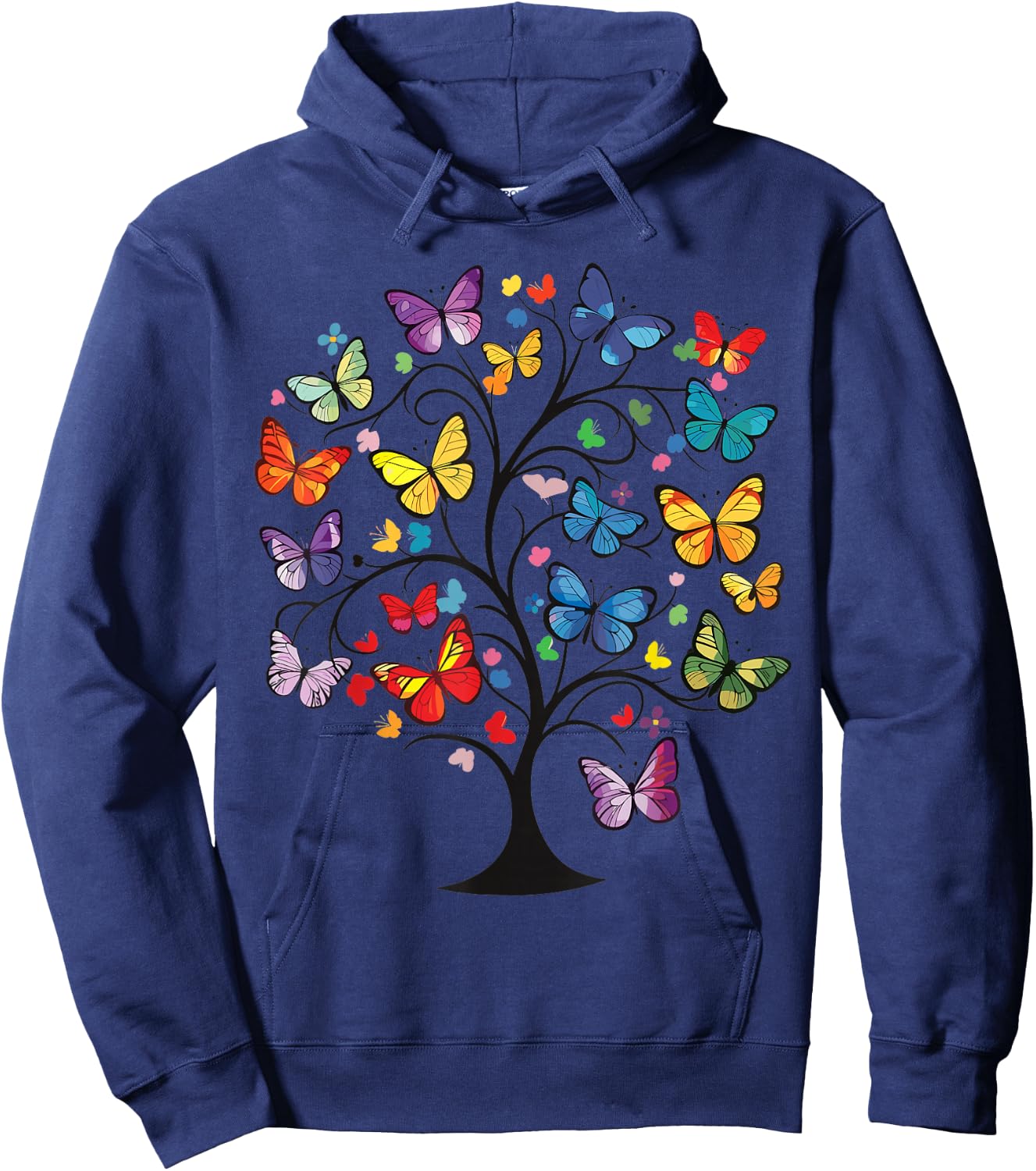 Butterfly tree Hoodie - Hoodie | Navy