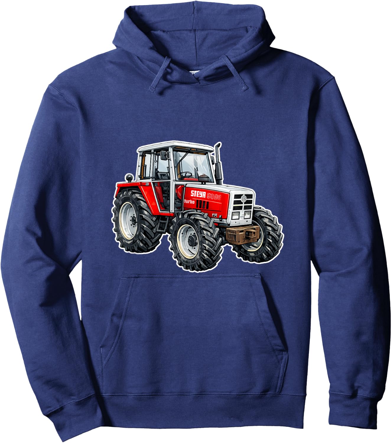 Steyr Austria Laster Landwirtschaft Trecker 8090 Traktor Hoodie - Hoodie | Navy