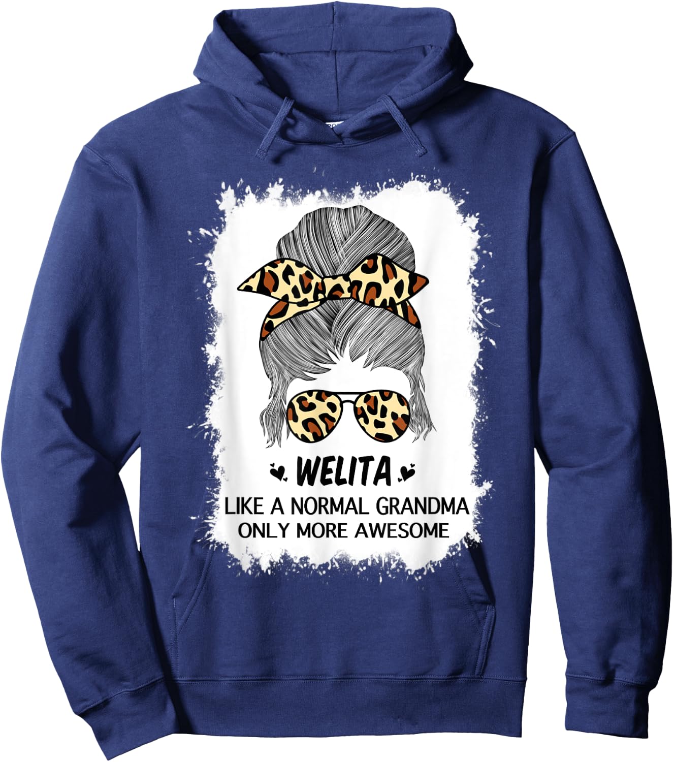 Welita Like A Normal Grandma Only More Awesome Mothers Day Hoodie - Hoodie | Navy