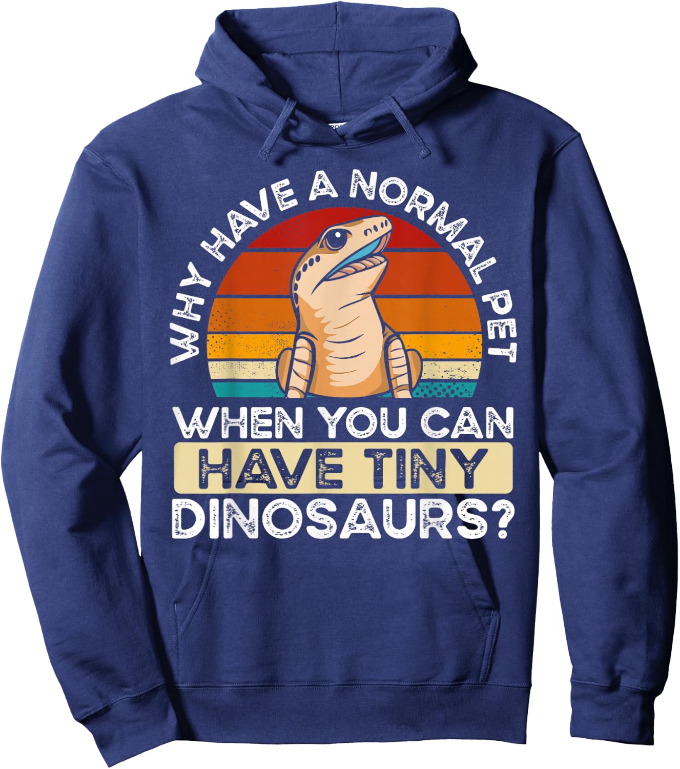 Blue Tongued Lizard Herpetology Enthusiast Design Hoodie - Hoodie | Navy