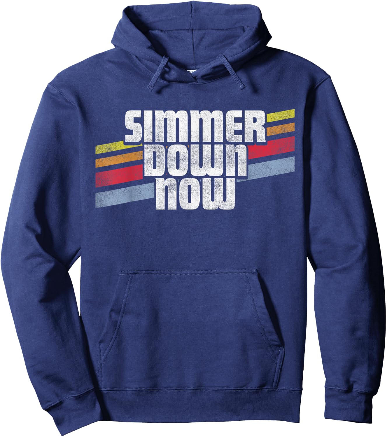 Simmer Down Now Funny Sayings Sarcastic Humor Joke Gag Gift Hoodie - Hoodie | Navy