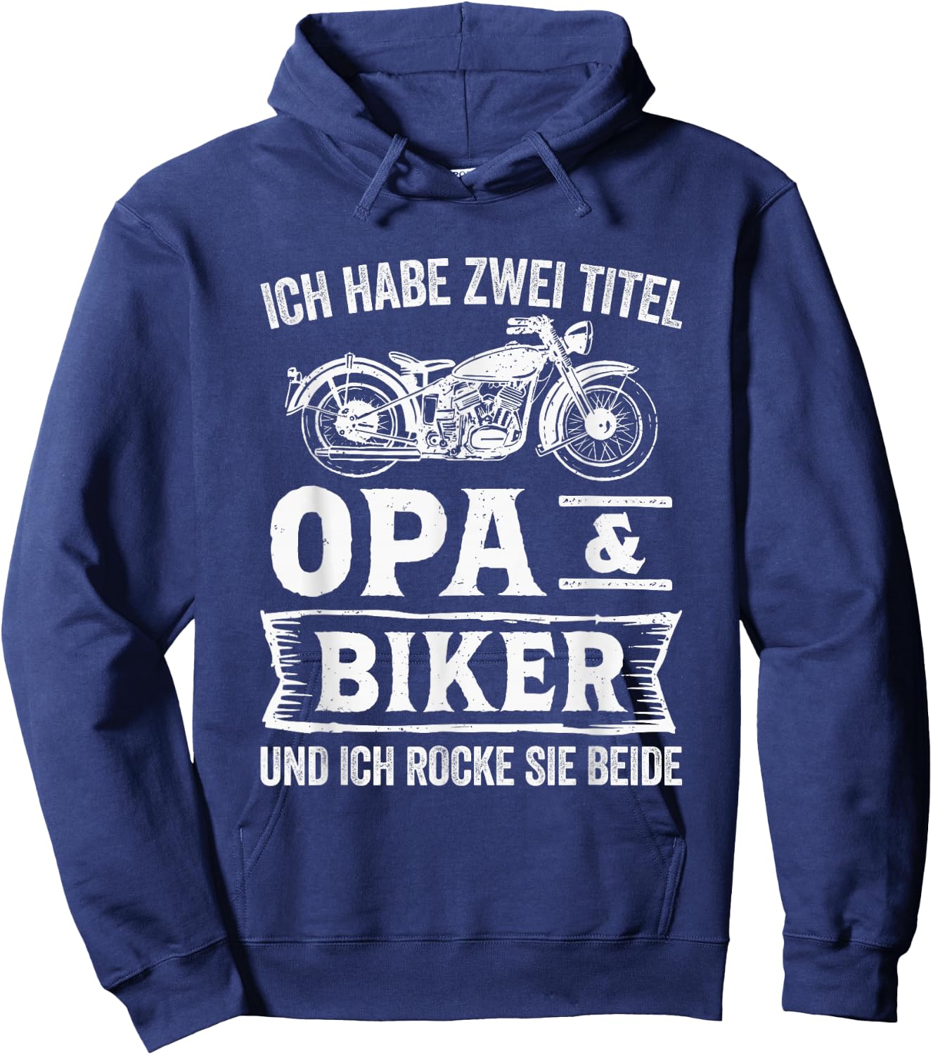 Motorrad Biker Motorradfahrer Geschenke Biker Opa Motorradfahrer Motorrad Hoodie - Hoodie | Navy