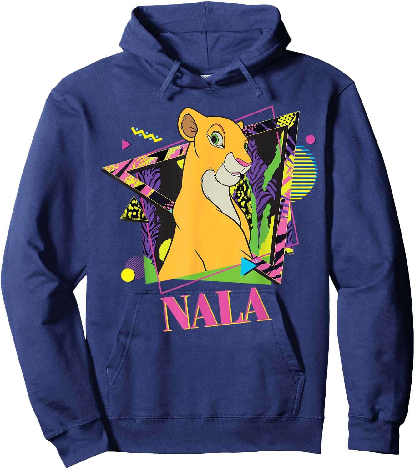 Disney The Lion King Retro '90s Couples Matching Nala , Black, S Hoodie - Hoodie | Navy