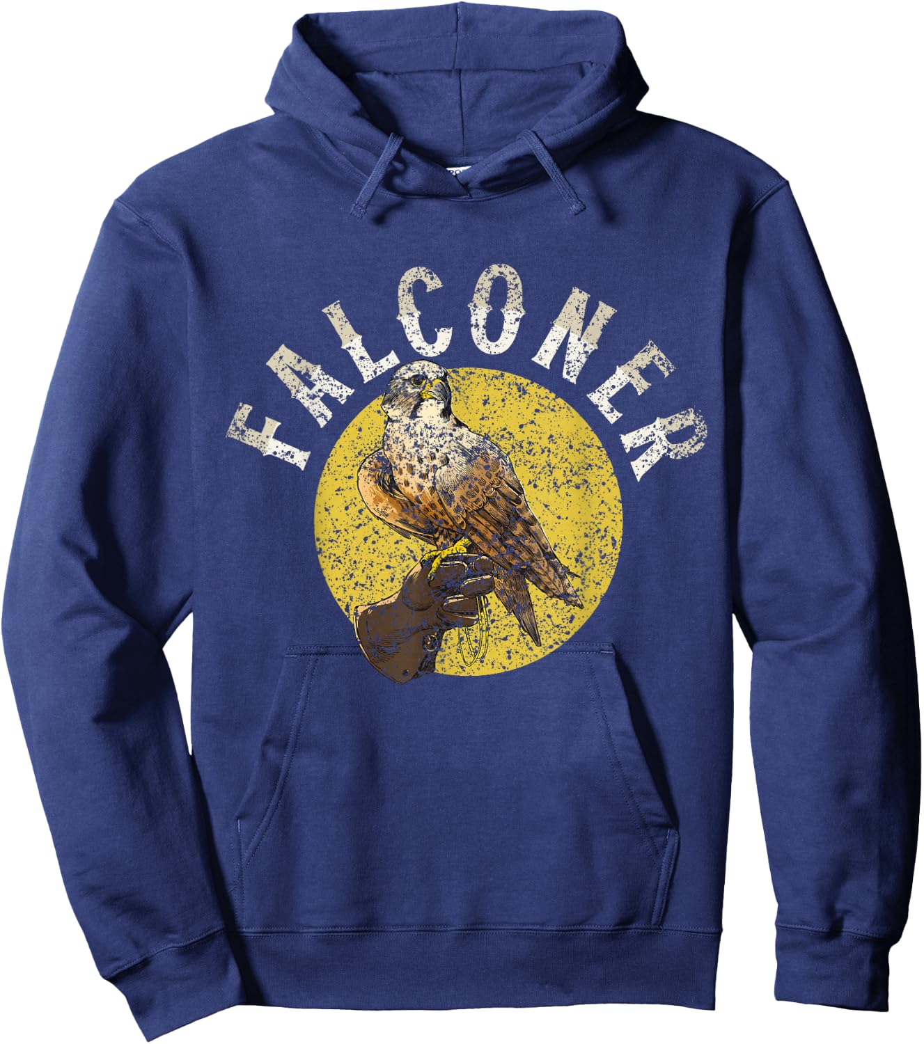 Falconer Falconry Falcons Falcon Owner Falconer Hoodie - Hoodie | Navy