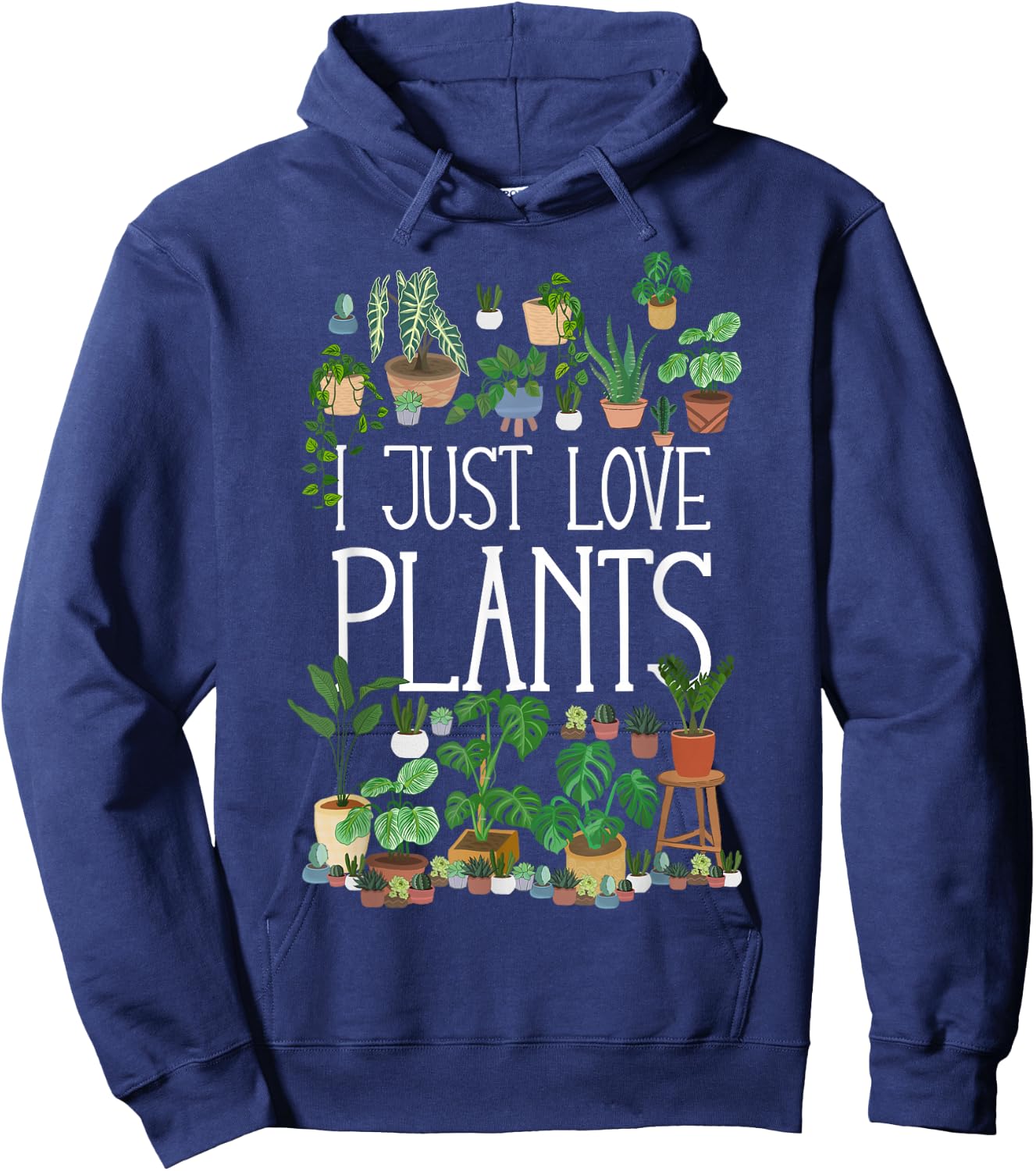 I Just Love Plants Hoodie - Hoodie | Navy
