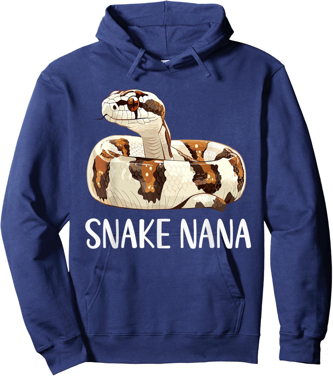 Snake Nana Funny Animals Lover Grandma Gift Mothers Day Hoodie - Hoodie | Navy