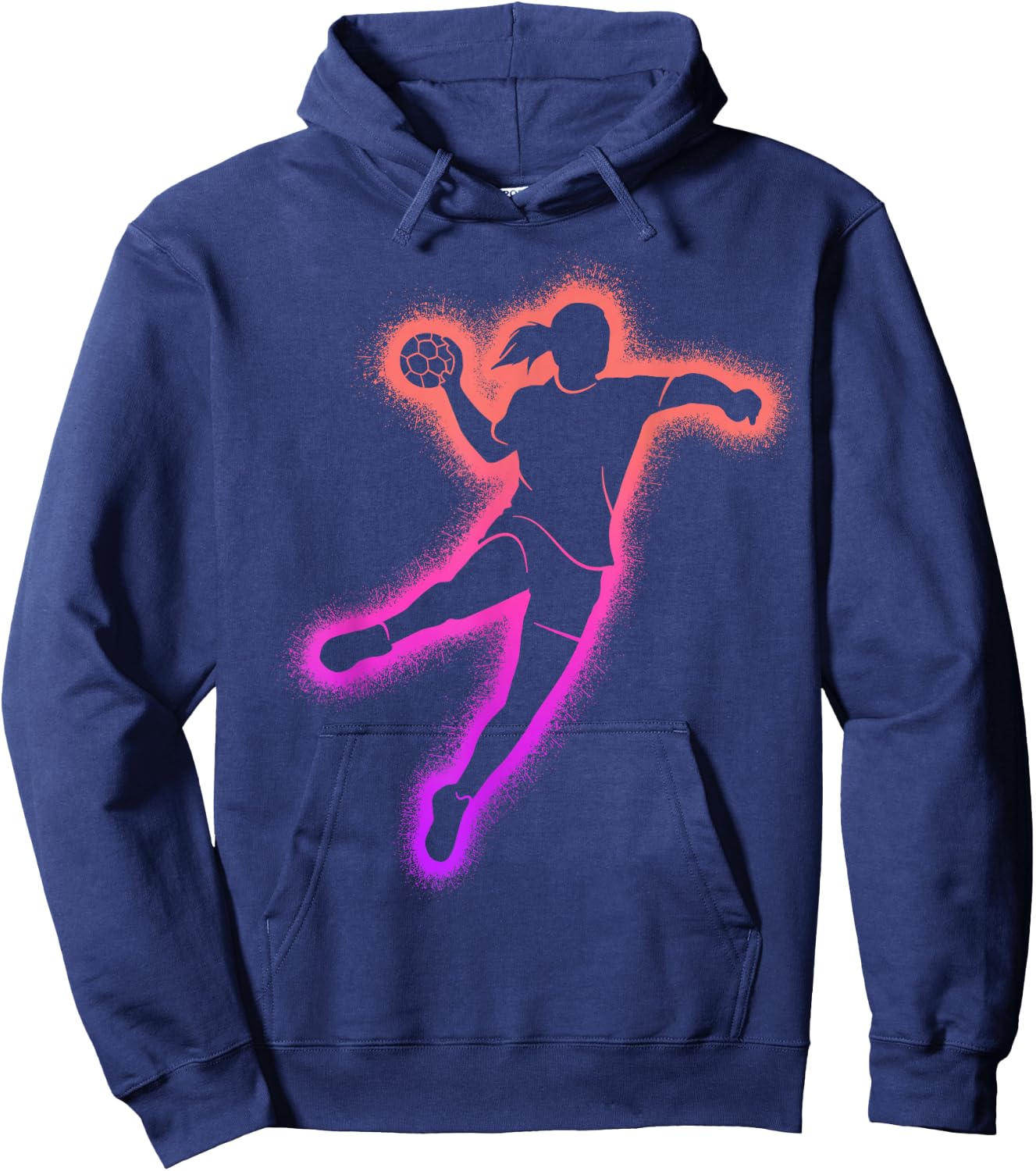Handball Frauen Handballspieler Kinder Mädchen Handballerin Hoodie - Hoodie | Navy