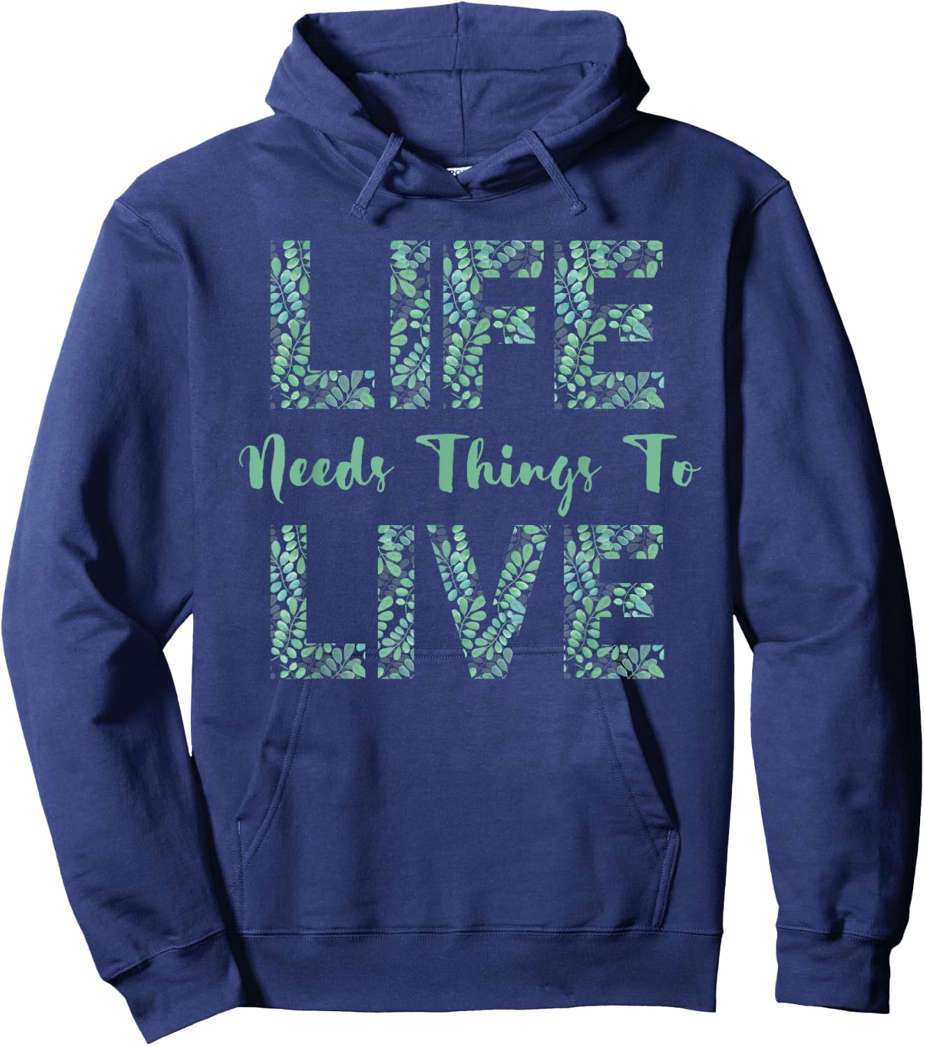 Life Needs Things To Live - Critical Percy Vox Machina Role Hoodie - Hoodie | Navy