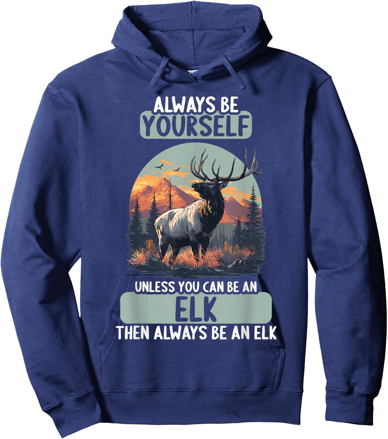 Elks Elk Hoodie - Hoodie | Navy