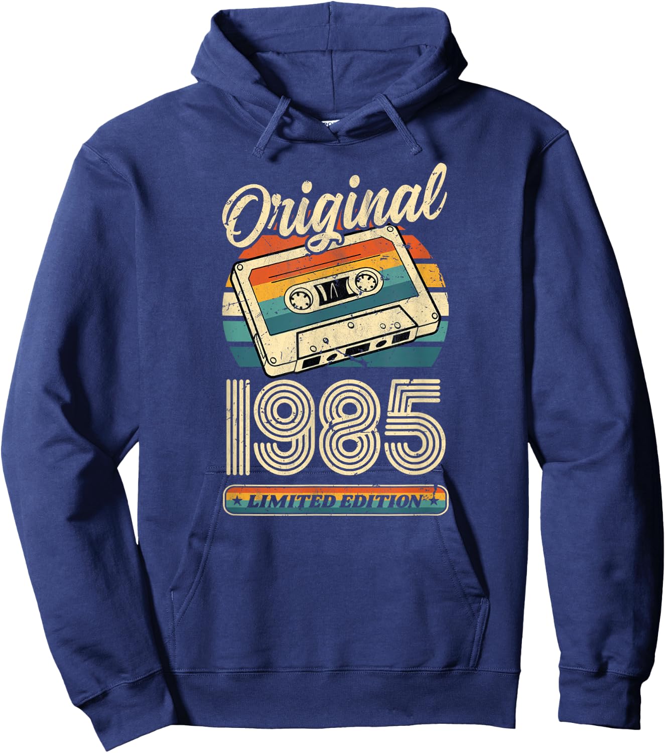 41.Geburtstag Retro Vintage 1985 Mann Frau Geschenk Hoodie - Hoodie | Navy