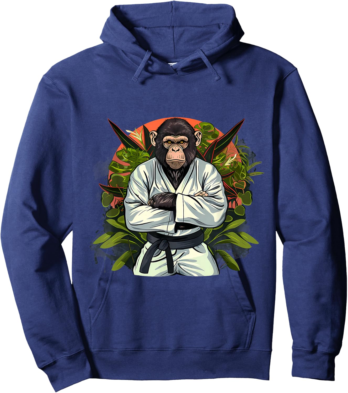 Karate Monkey Nature Jiu-Jitsu MMA Martial Arts Kickboxing Hoodie - Hoodie | Navy