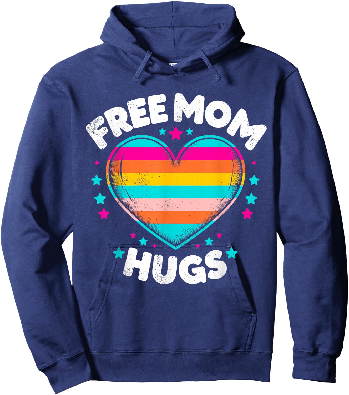 Free Mom Hugs LGBTQ Hoodie - Hoodie | Navy