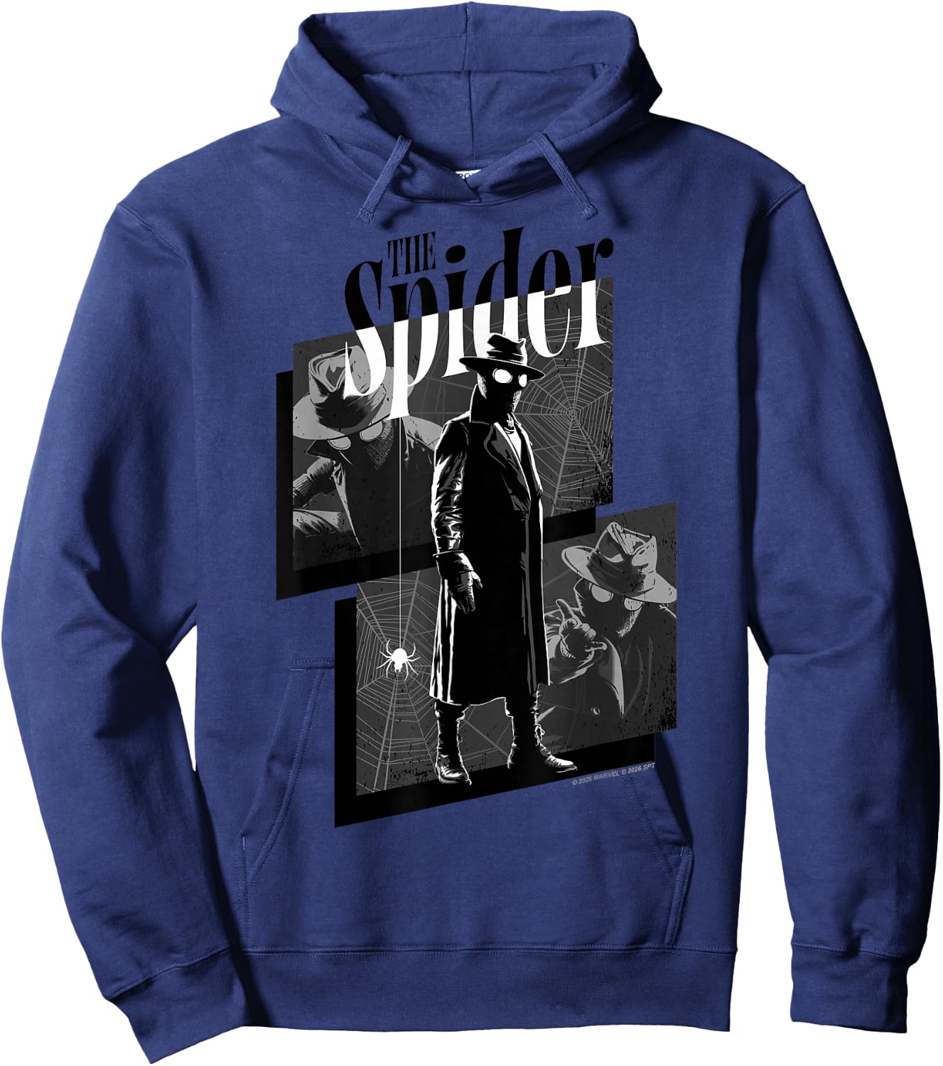 Marvel Spider-Noir Series The Spider Spider-Noir Webed Panel Hoodie - Hoodie | Navy