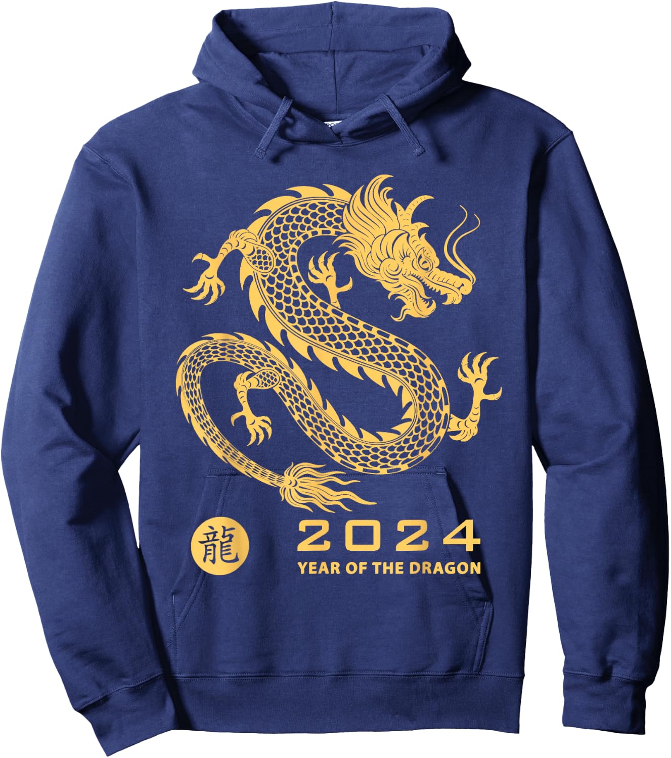 Celebrate Chinese New Year of the Dragon 2024 Men Women Kids Hoodie - Hoodie | Navy