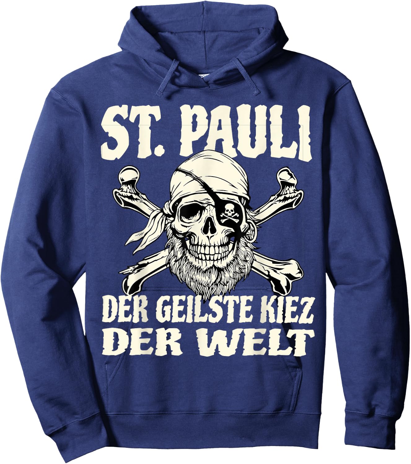 St. Pauli der geilste Kiez der Welt St. Pauli Hoodie - Hoodie | Navy