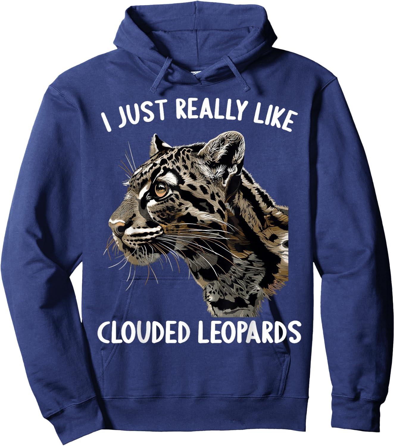 I just really like Clouded Leopards Clouded Leopard Hoodie - Hoodie | Navy