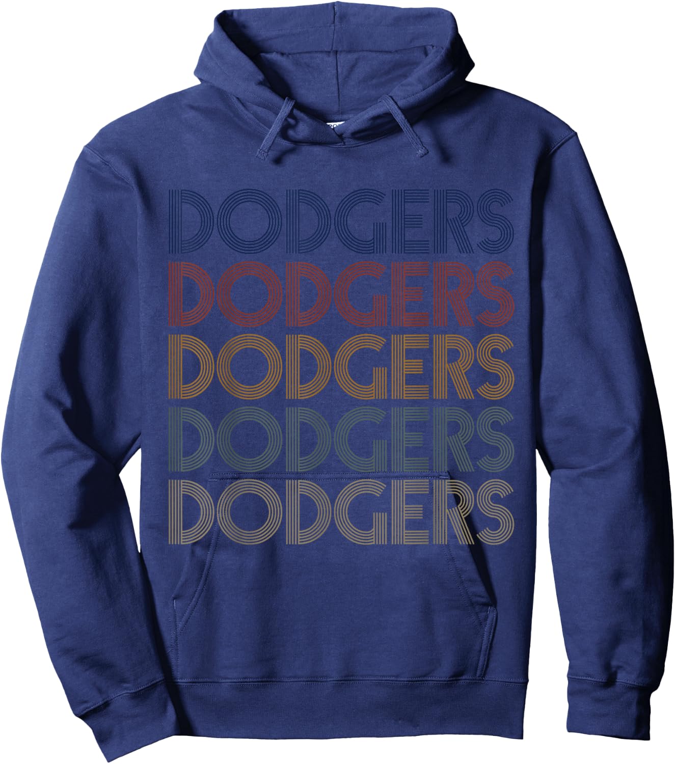 Dodgers Name Retro Vintage Apparel Gift Dodgers Lover Hoodie - Hoodie | Navy