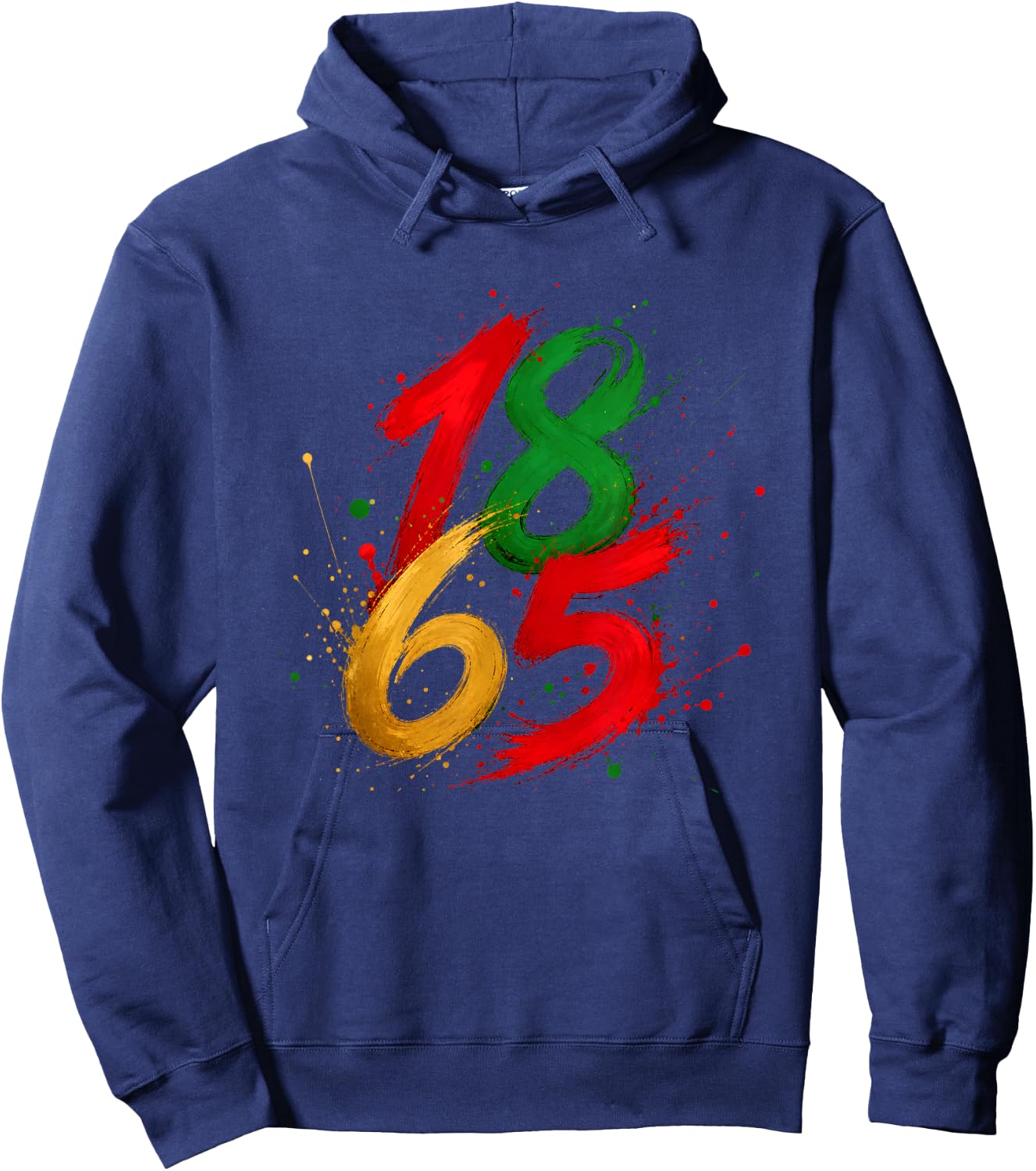 Juneteenth Emancipation Day June 19 1865 Freedom Hoodie - Hoodie | Navy