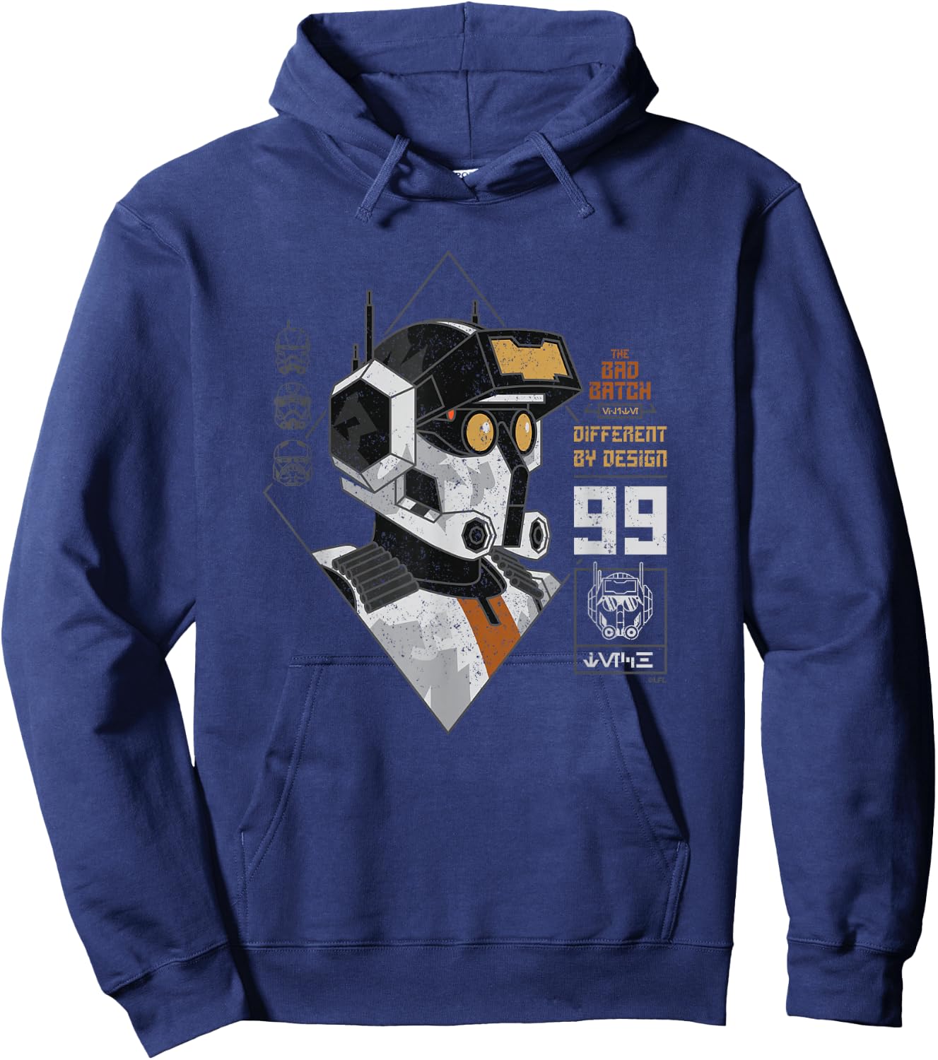 Star Wars The Bad Batch Tech Different by Design Hoodie - Hoodie | Navy