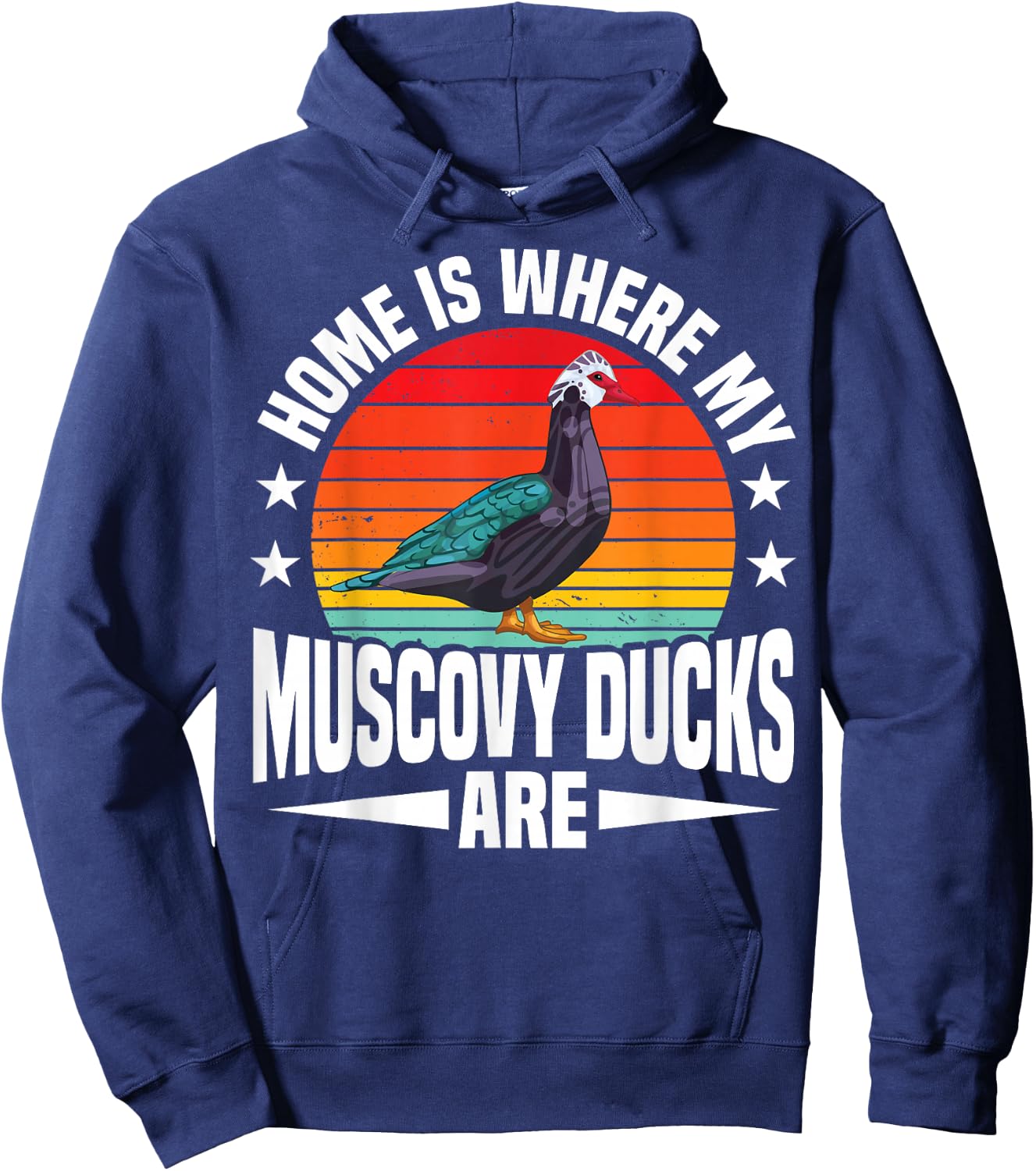 Muscovy Duck Mom Muscovy Duck Food Ornament Muscovy Ducks Hoodie - Hoodie | Navy