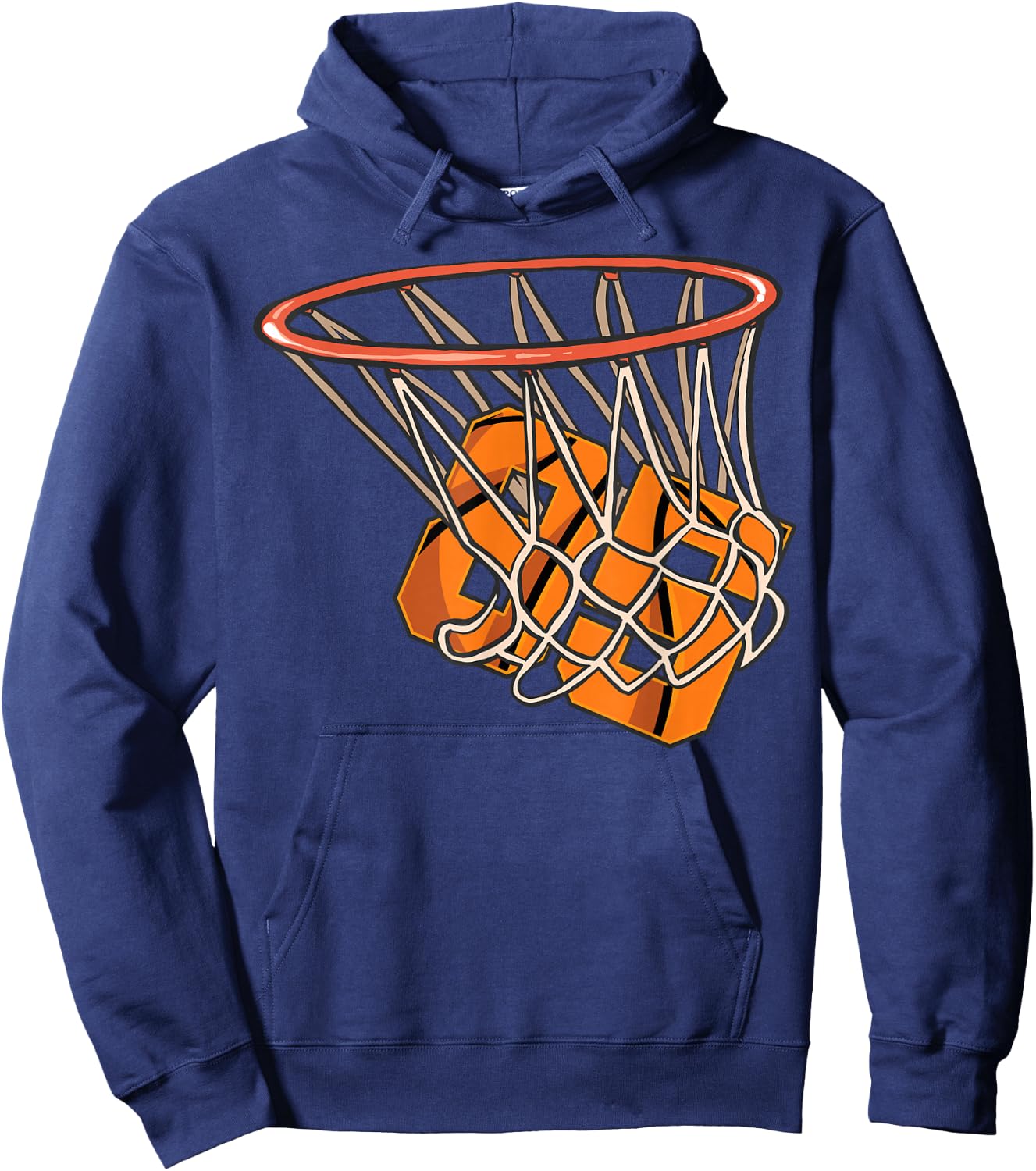 85 Basketball Birthday Party Team Player Celebration Hoodie - Hoodie | Navy