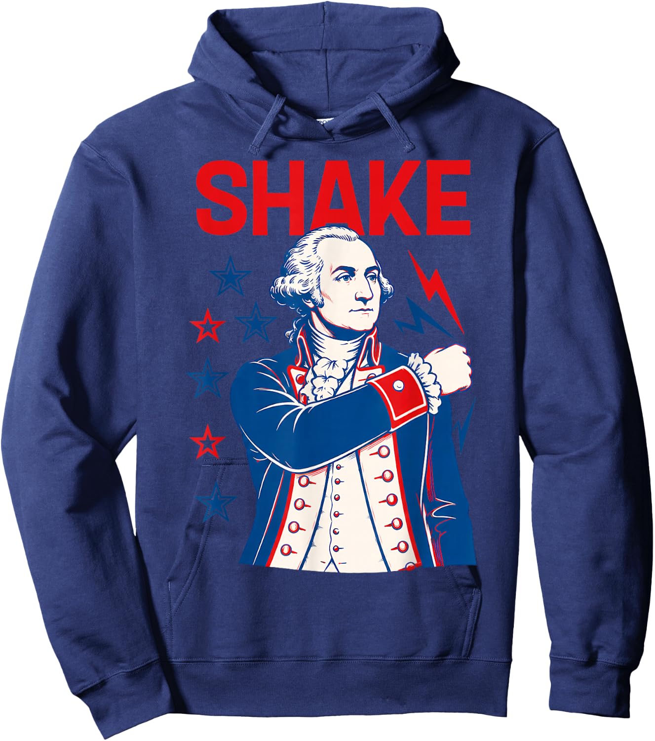 Funny Shake and Bake 4th of July Couple Matching Hoodie - Hoodie | Navy