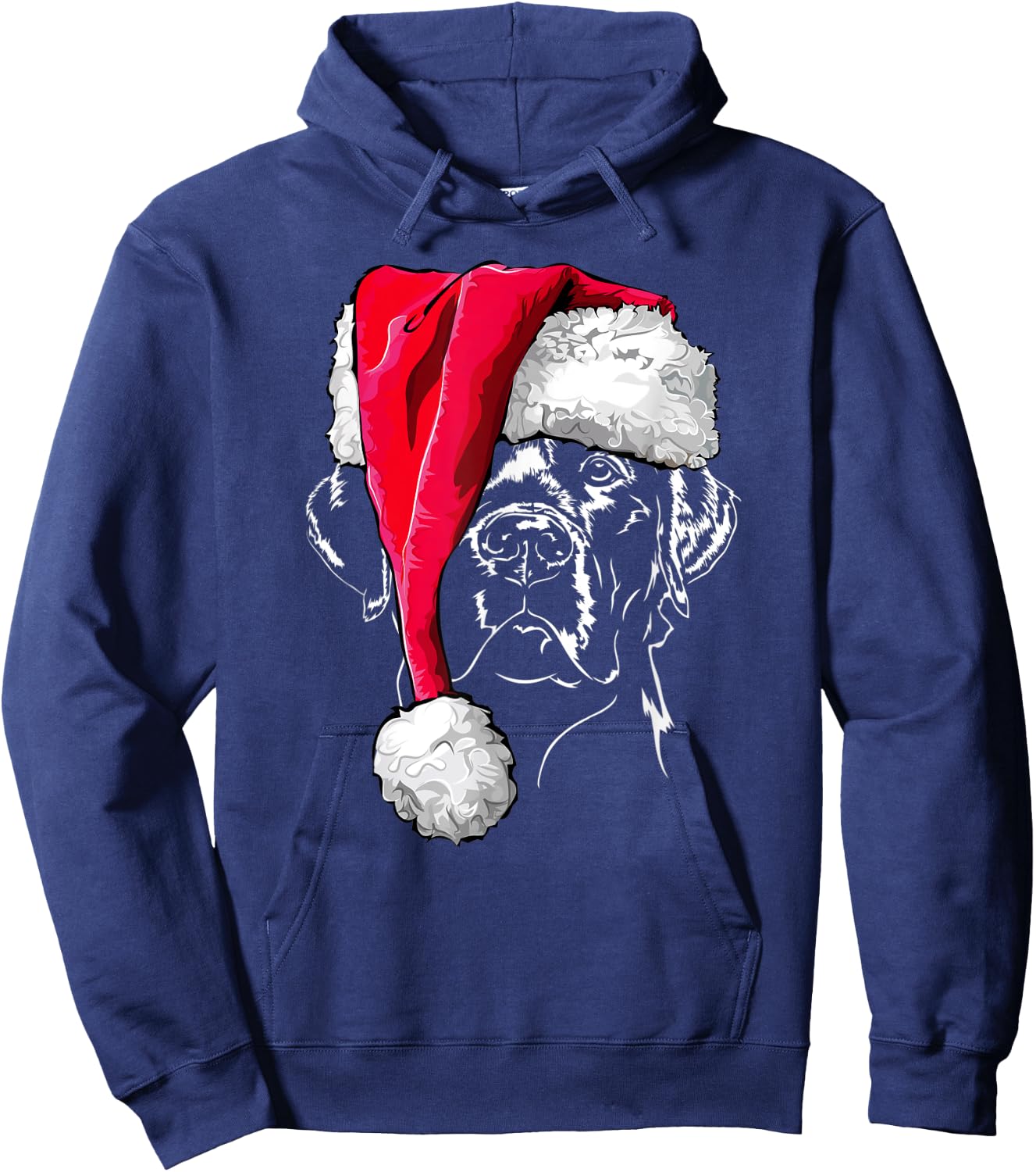 Funny Labrador Christmas T Shirt dog shirt gift Hund Hoodie - Hoodie | Navy