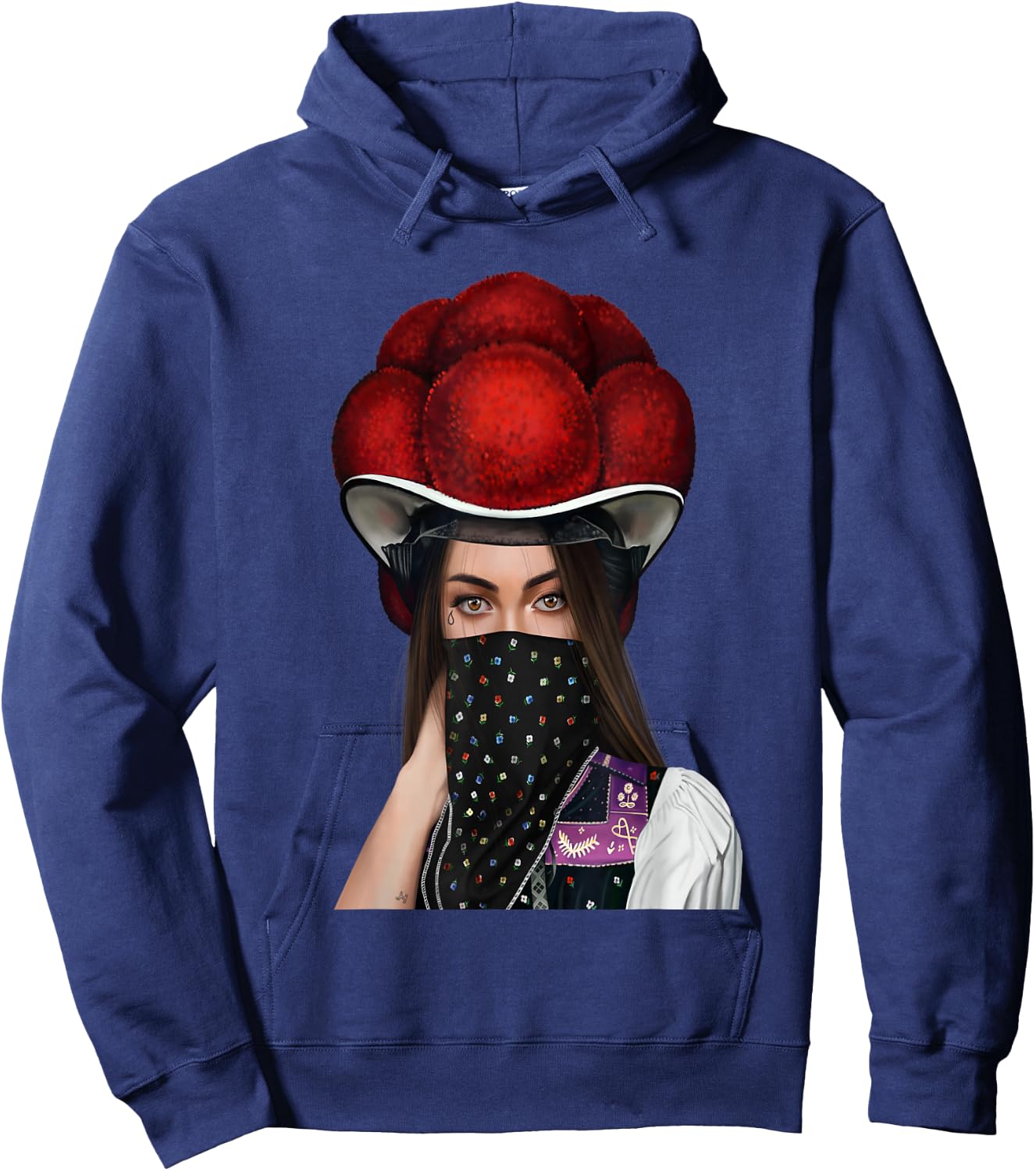 Cool Bollenhut Black Forest , black Hoodie - Hoodie | Navy