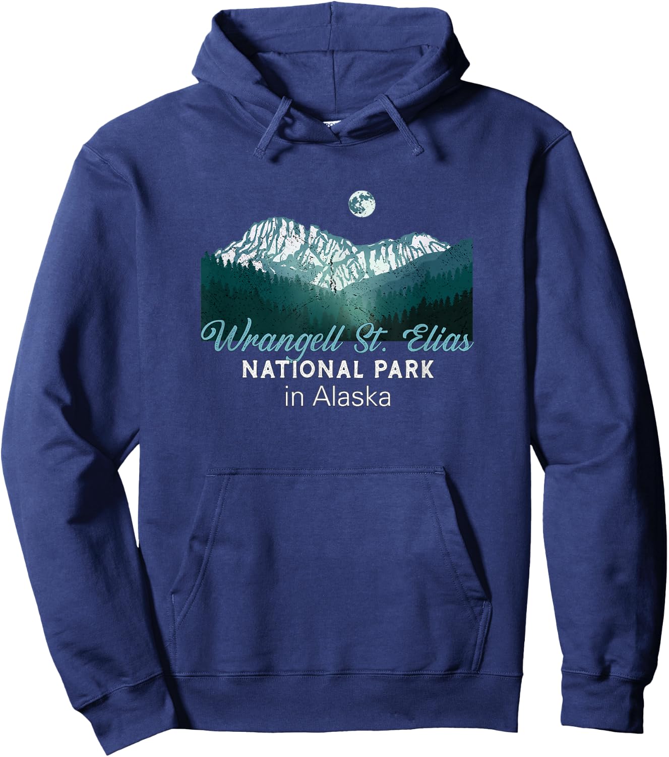 Wrangell St. Elias National Park New Alaska Hoodie - Hoodie | Navy