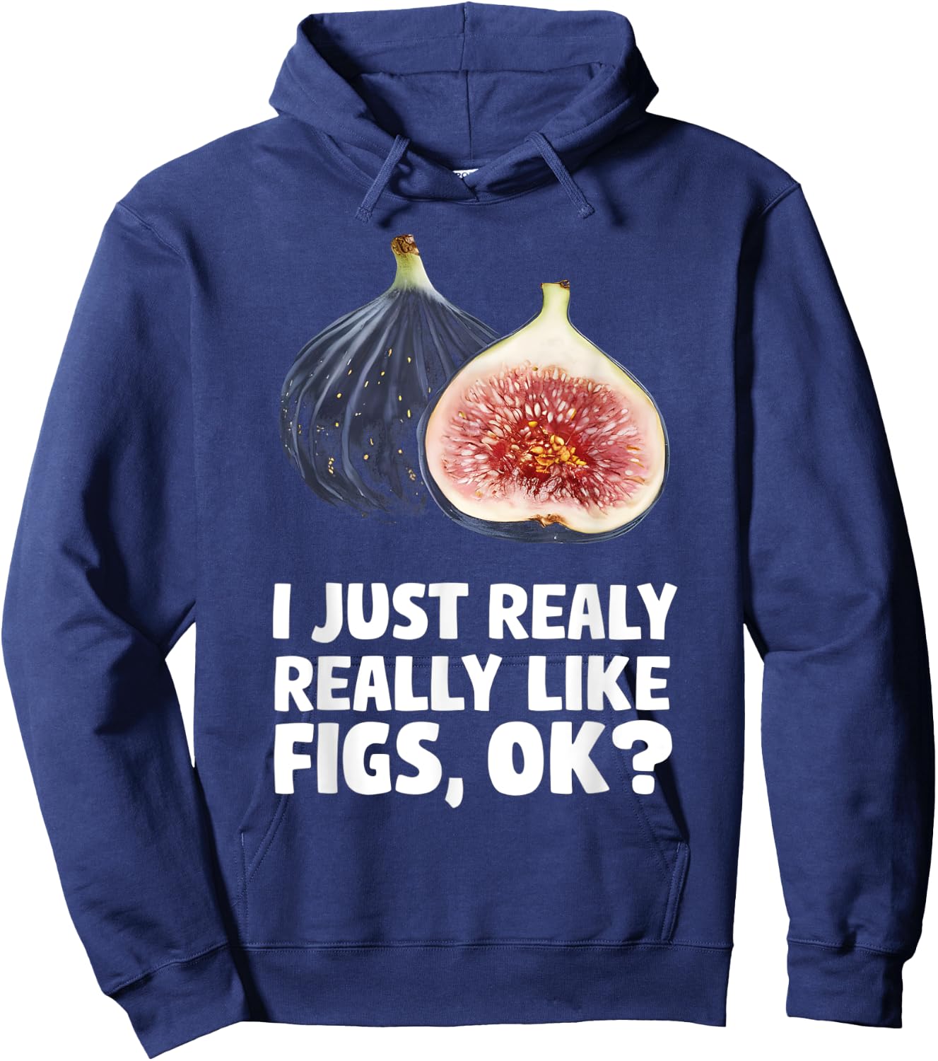 I Just Really Like Fiigs Ok Hoodie - Hoodie | Navy
