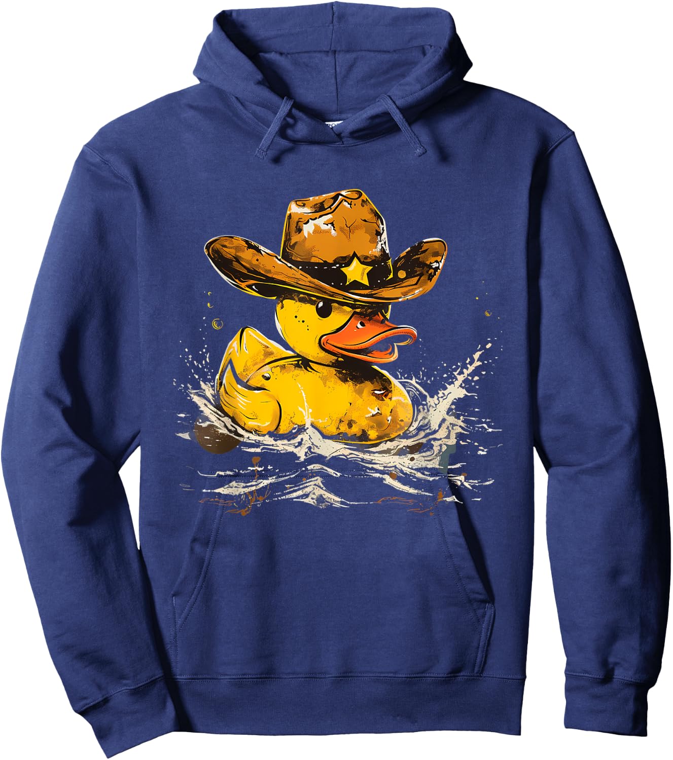 Rubber Duck Sheriff Marshal Rubber Duckie Rubber Duckling Hoodie - Hoodie | Navy