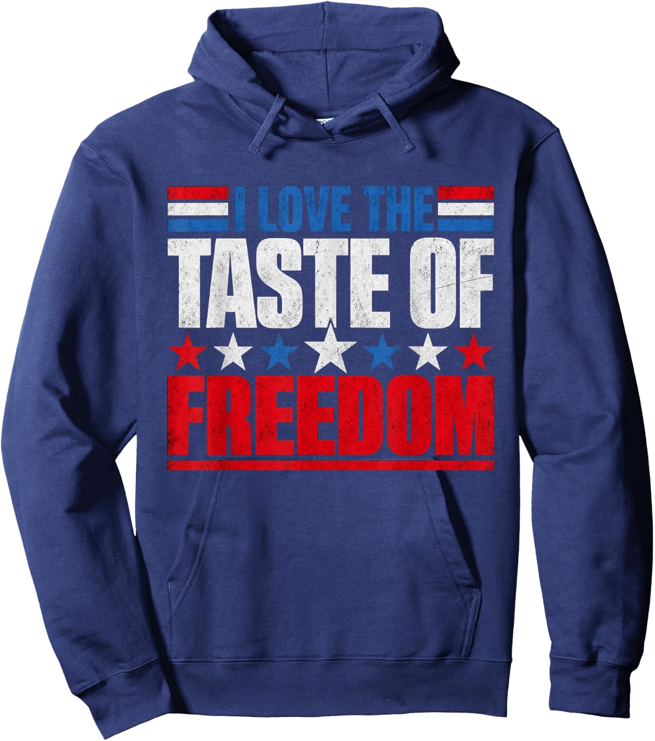 I Love The Taste of Freedom Couple Matching Patriotic Fourth Hoodie - Hoodie | Navy