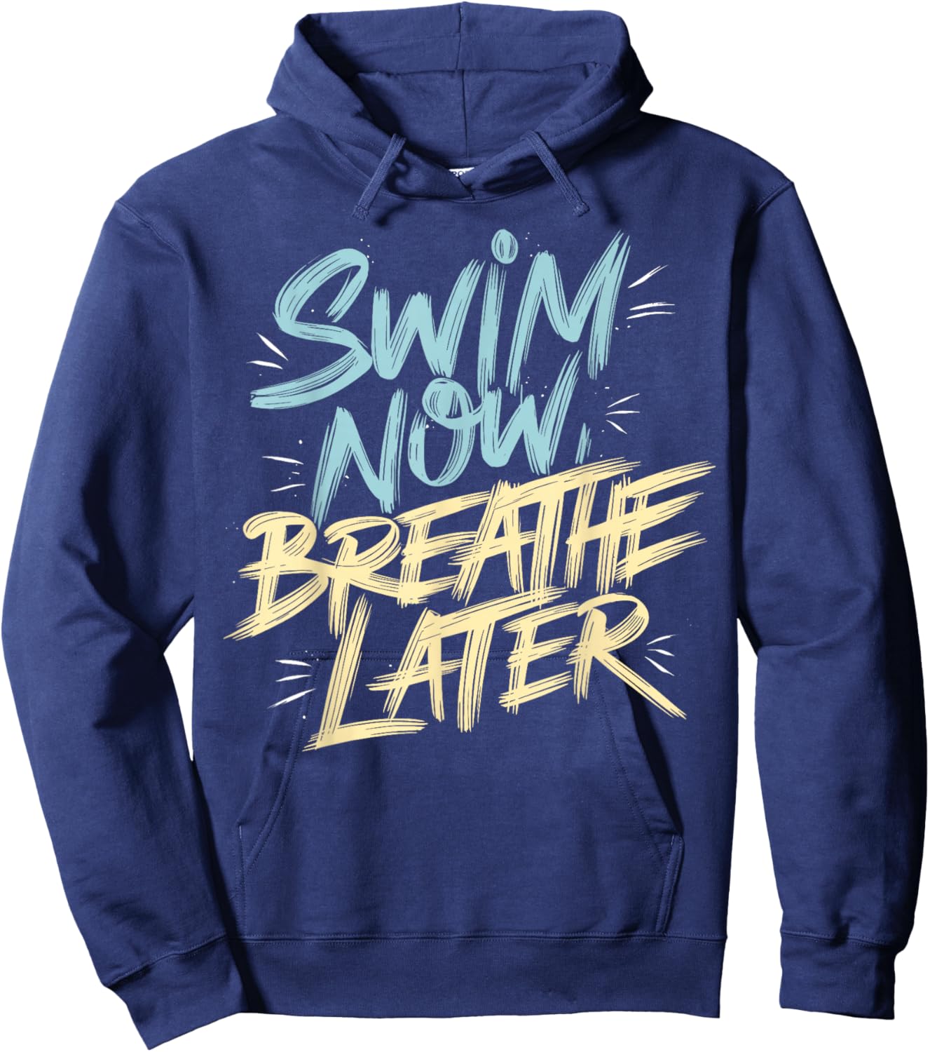 Swimmer Saying Swim Team Swimming Hoodie - Hoodie | Navy
