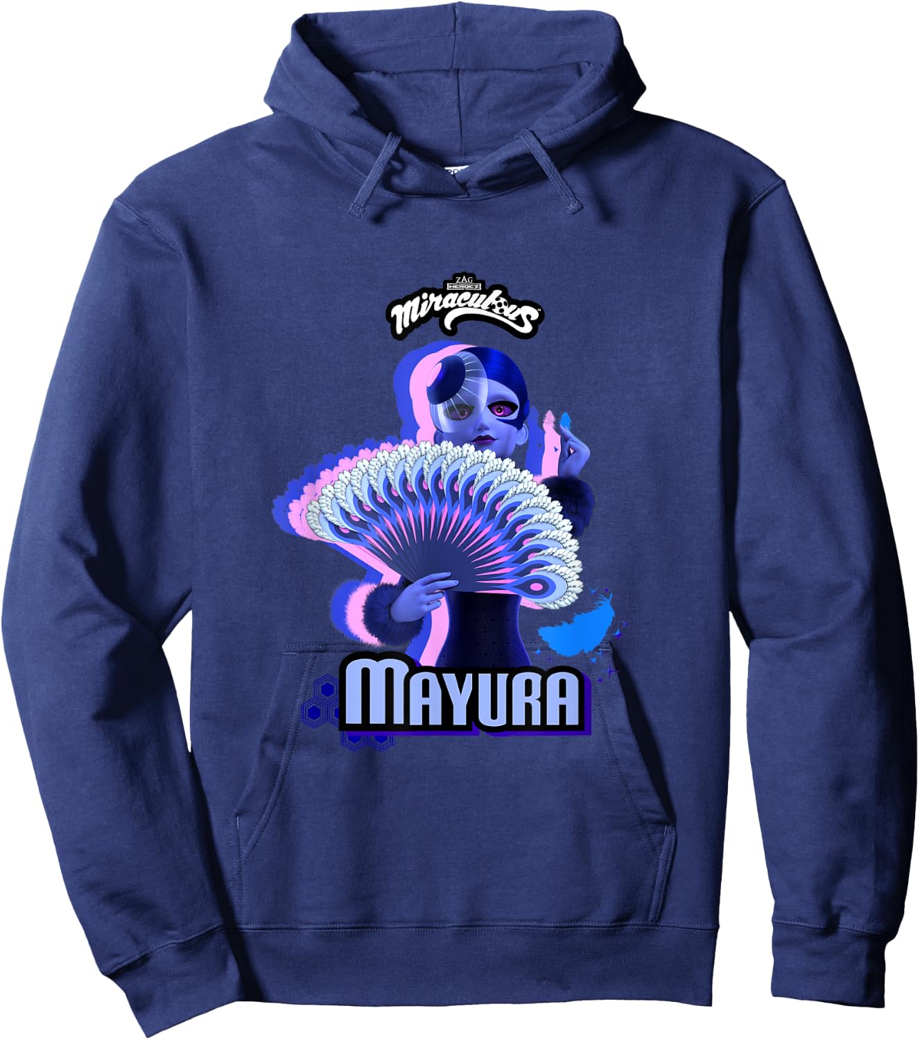 Miraculous Ladybug Villains Collection Mayura Hoodie - Hoodie | Navy