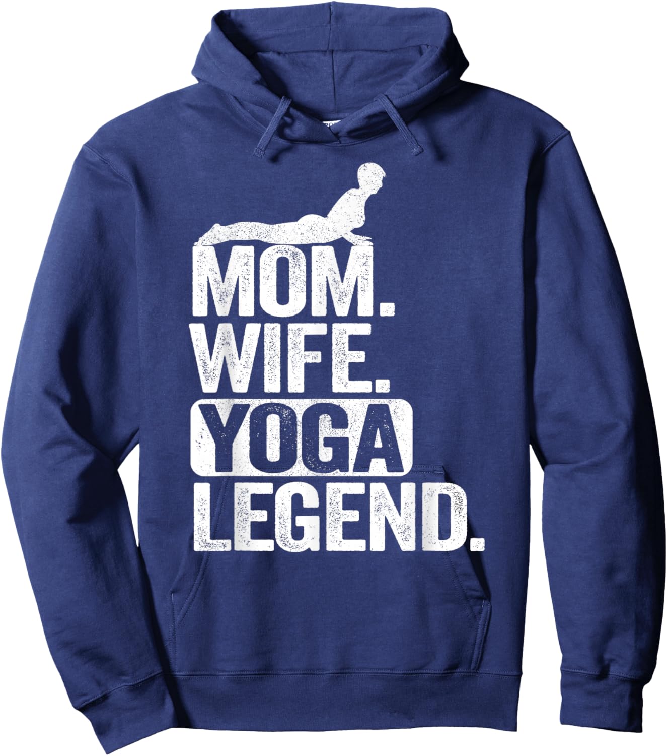 Maman, épouse, légende du Yoga, mère, Femme Hoodie - Hoodie | Navy