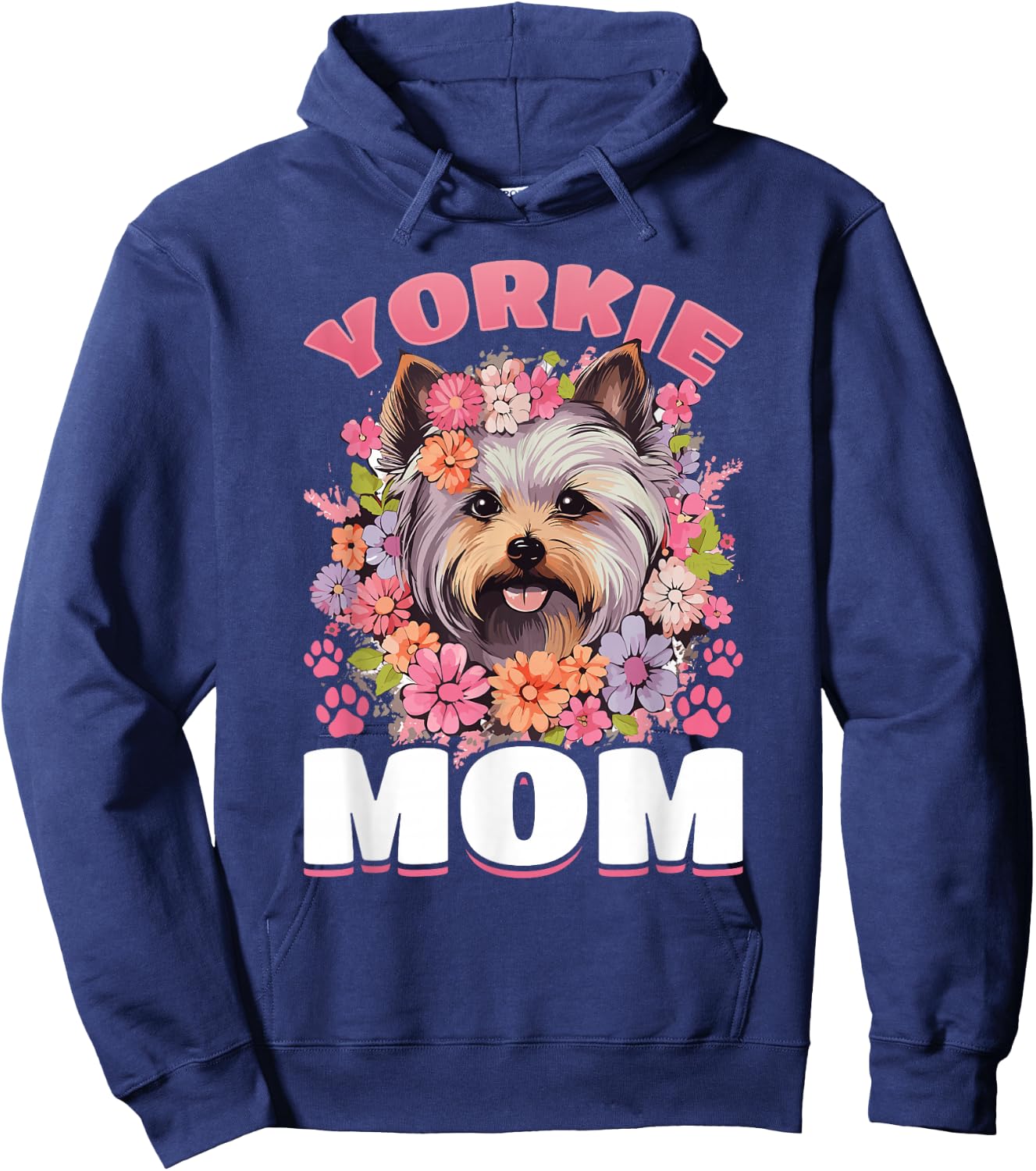 Yorkshire Terrier Dog Yorkie - Yorkie Mom Hoodie - Hoodie | Navy