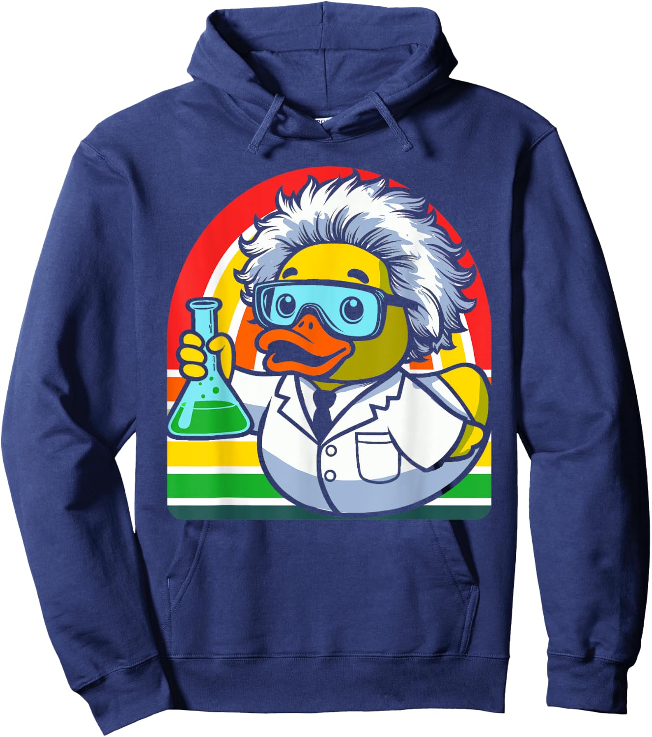 Chemistry Rubber Duck Chemist Duckling Hoodie - Hoodie | Navy