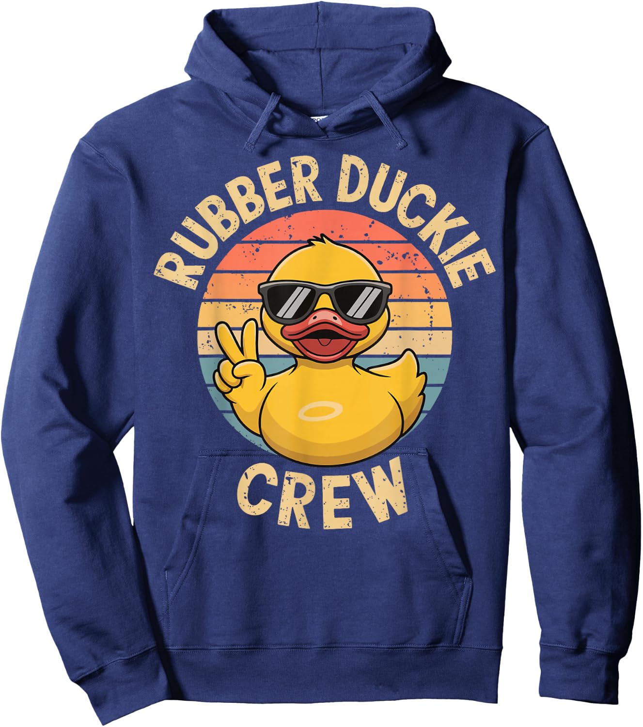 Rubber Duckie Crew Hoodie - Hoodie | Navy