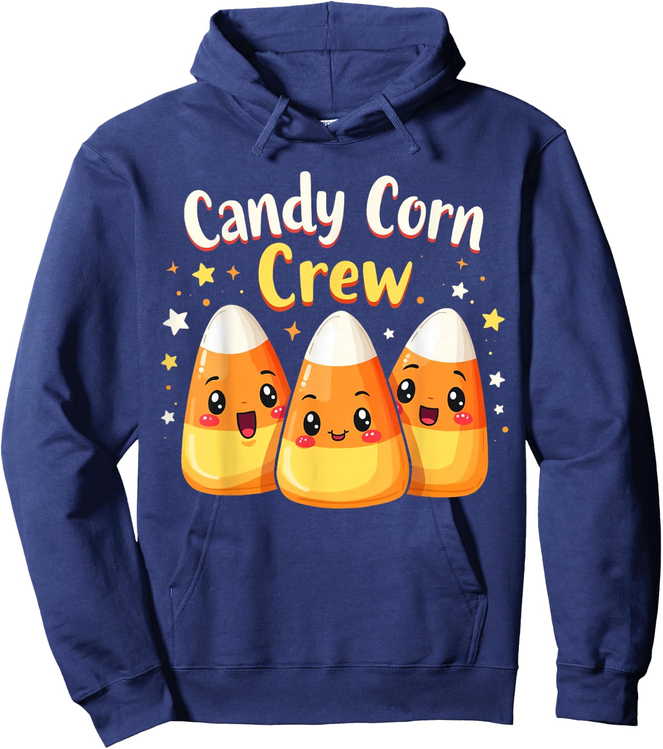 candy corn crew Costume Men Women Friends Hoodie - Hoodie | Navy