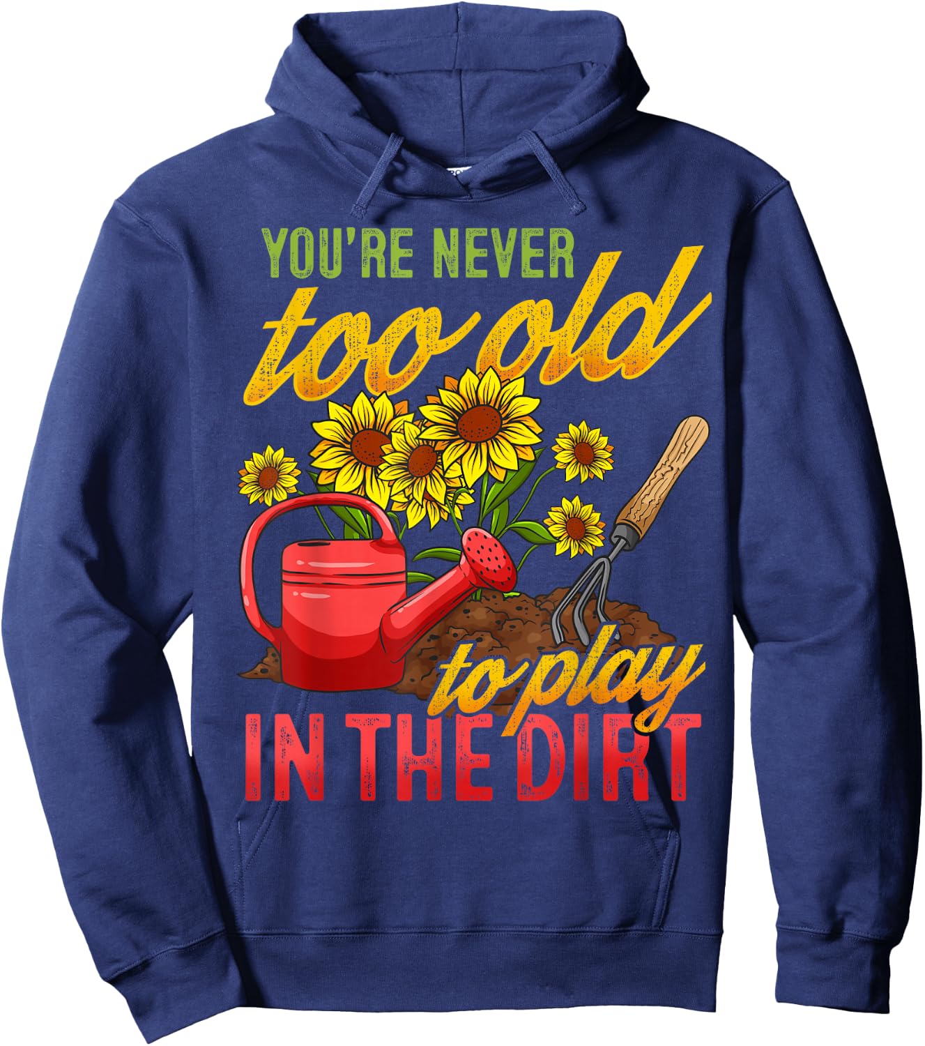Funny Gardening Plants Gardener Hoodie - Hoodie | Navy
