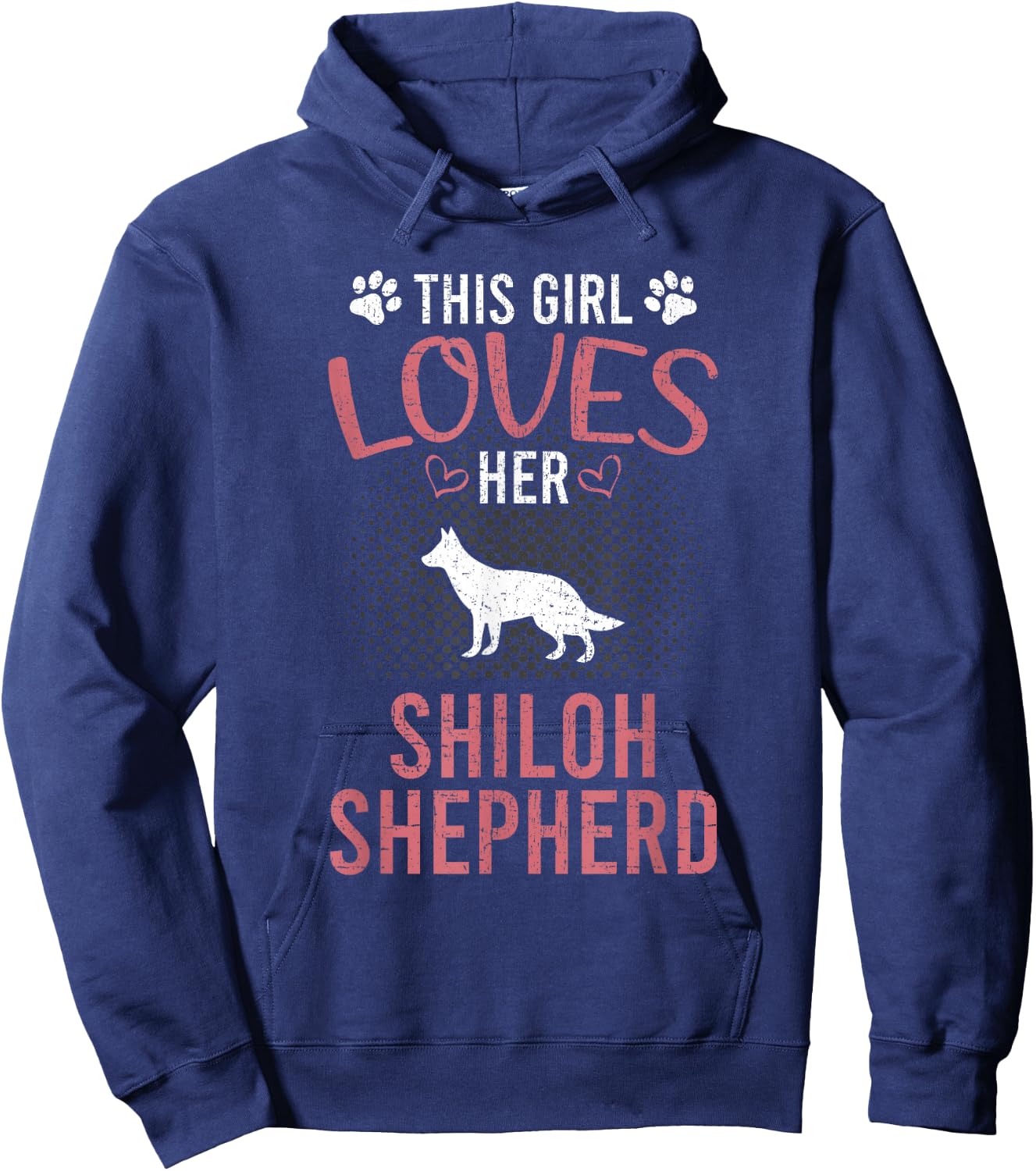 This Girl Loves Her Shiloh Shepherd Dog Lover Hoodie - Hoodie | Navy