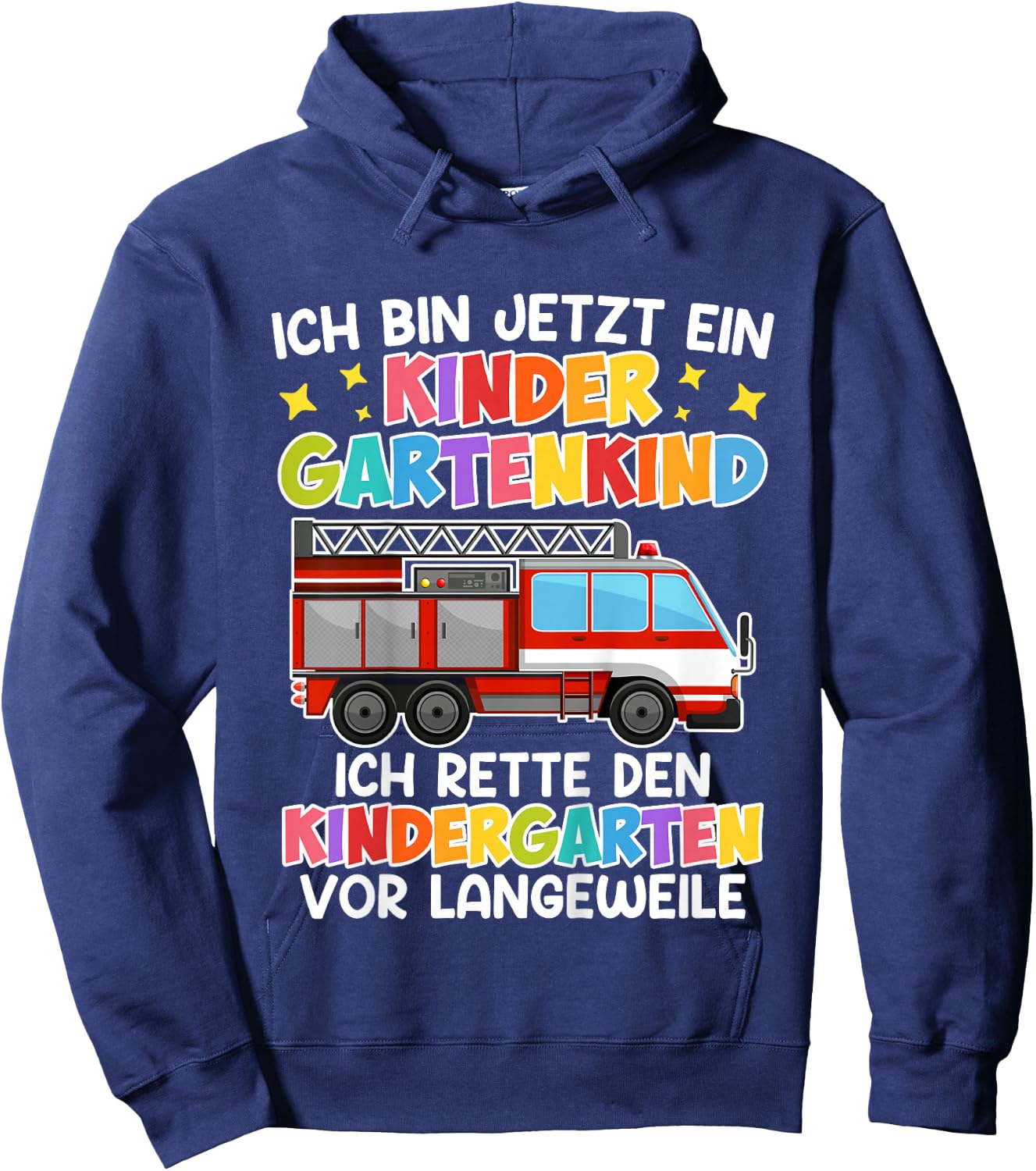 Ich bin jetzt ein Kindergartenkind Einschulung Kindergarten Hoodie - Hoodie | Navy